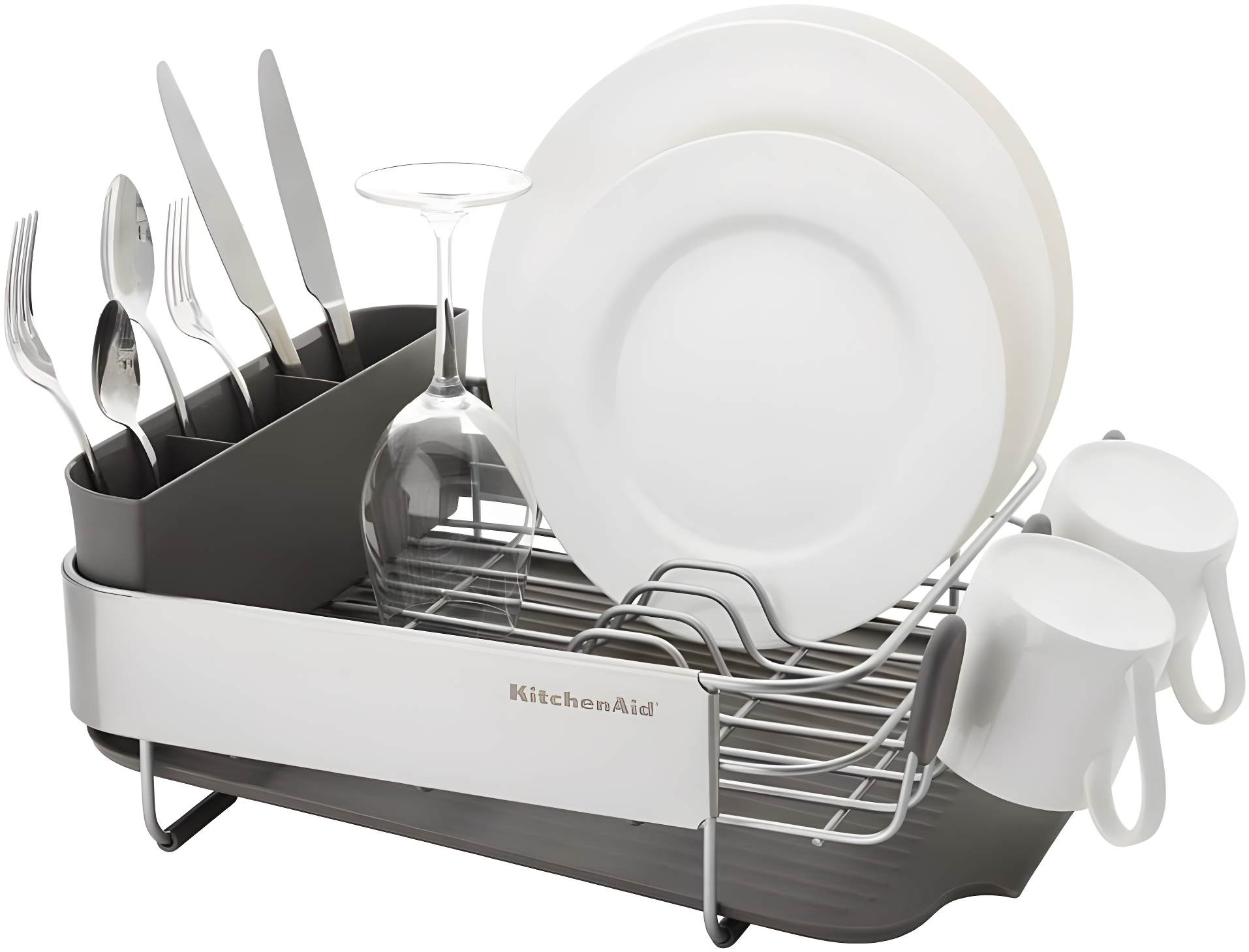 KitchenAid® Compact Stainless Steel Dish Rack, 16.06-Inch
