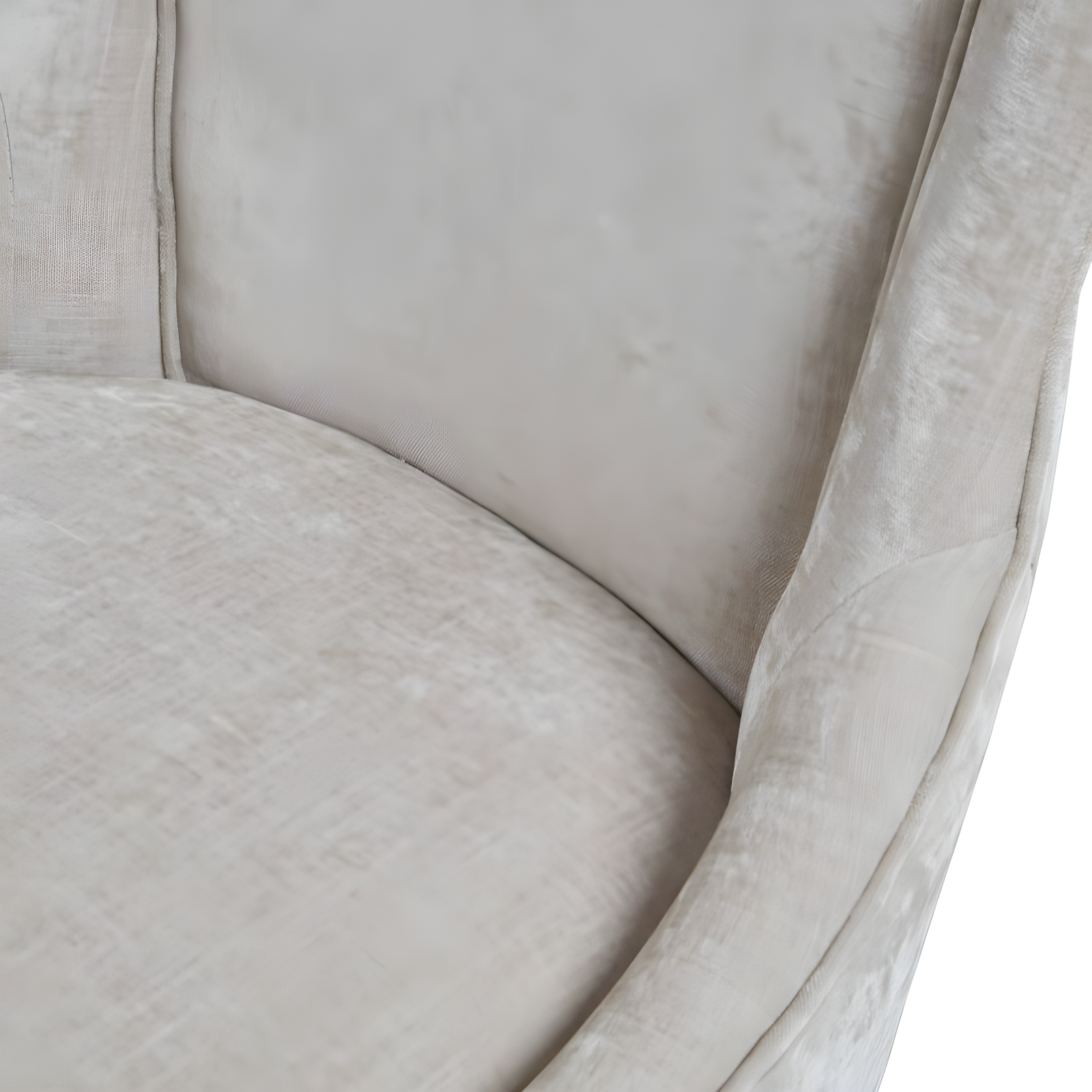 25.5" Ultra Upholstered Counter Height Barstool Cream - Madison Park