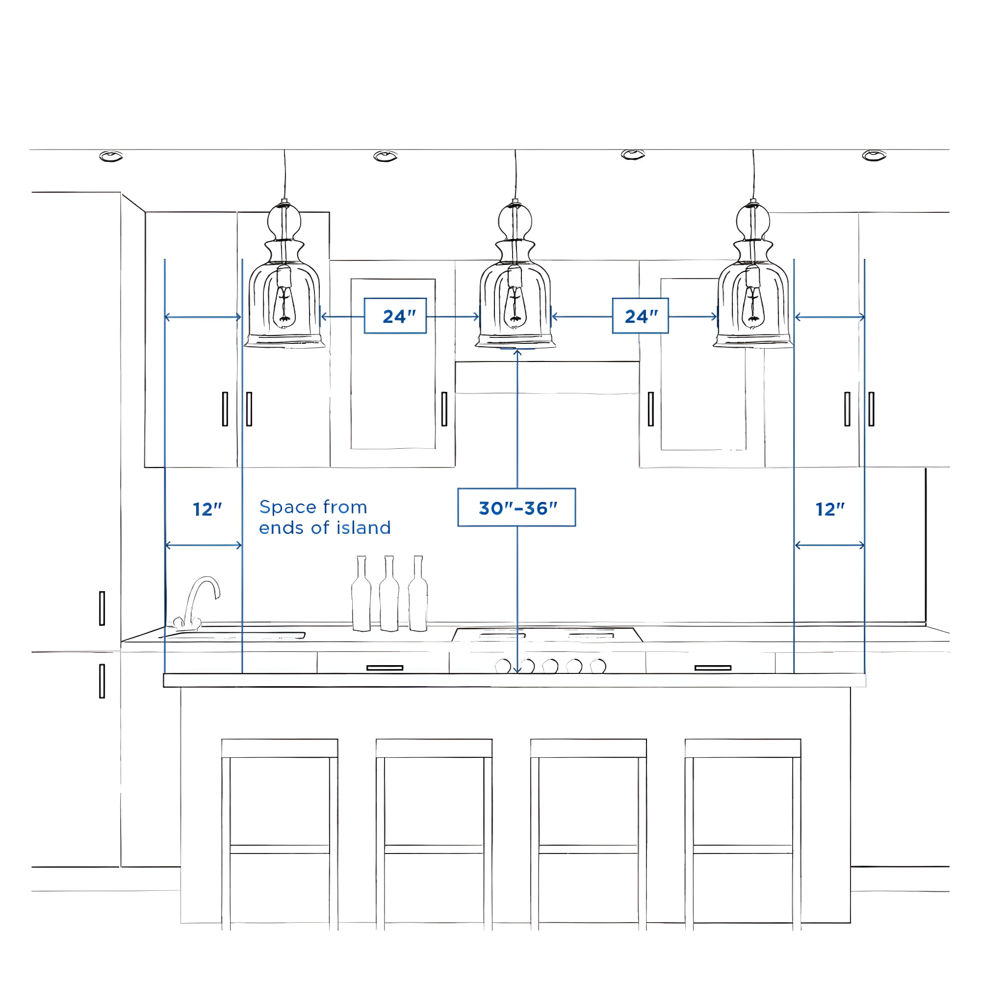 Progress Lighting, Clifton Heights, 1-Light Mini-Pendant, Brushed Nickel, Etched Square Glass Shade