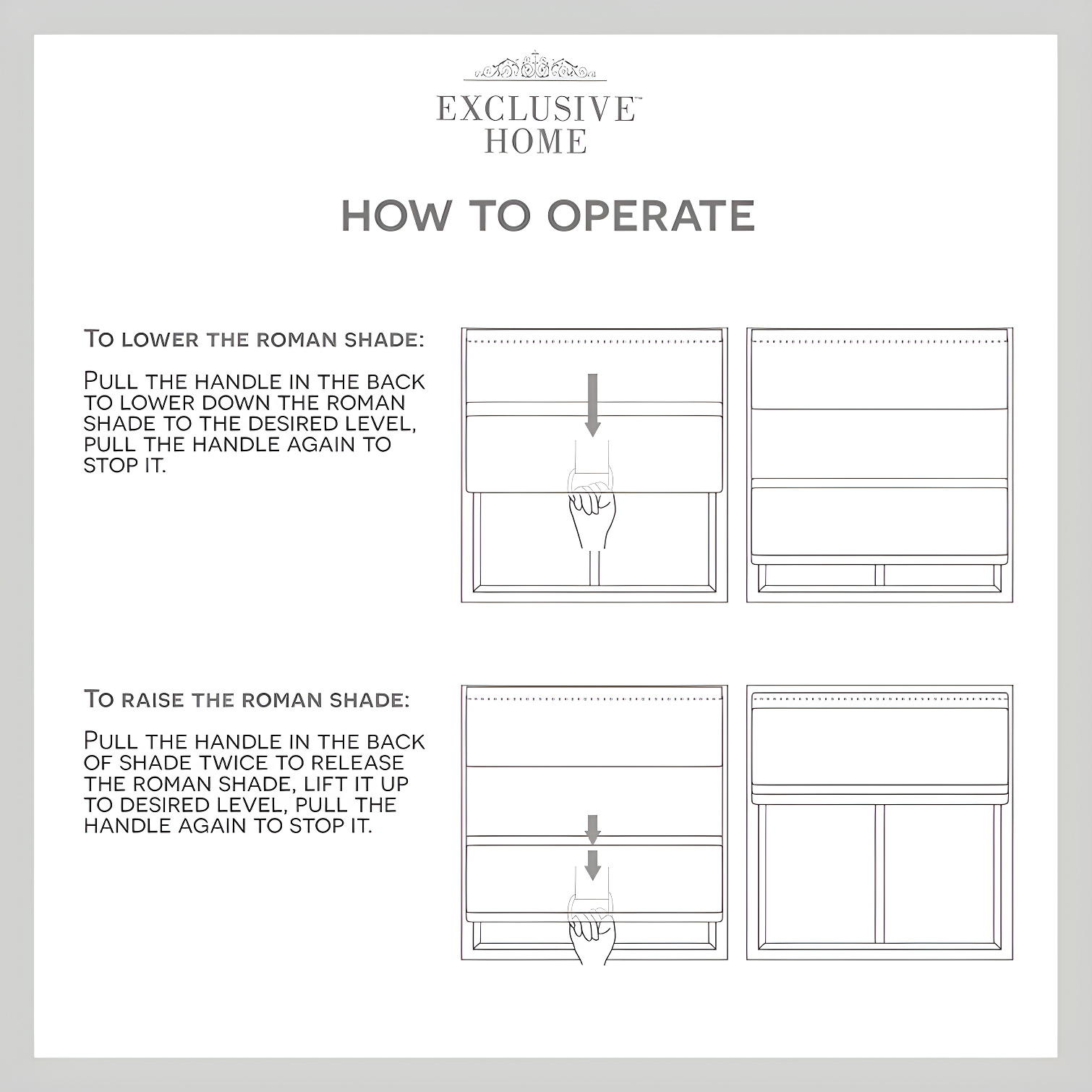 Amalgamated Textiles Exclusive Home Marseilles Damask 100% Blackout Roman Shade