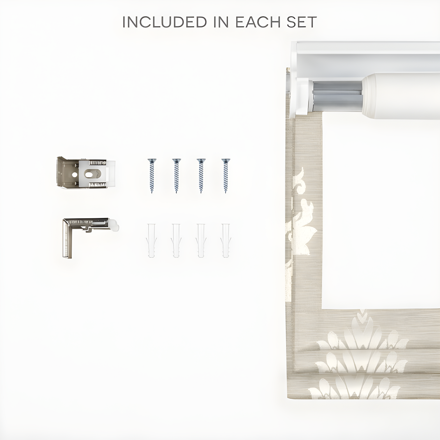 Amalgamated Textiles Exclusive Home Marseilles Damask 100% Blackout Roman Shade