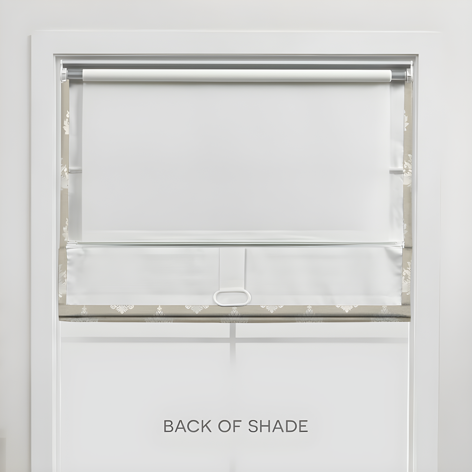 Amalgamated Textiles Exclusive Home Marseilles Damask 100% Blackout Roman Shade