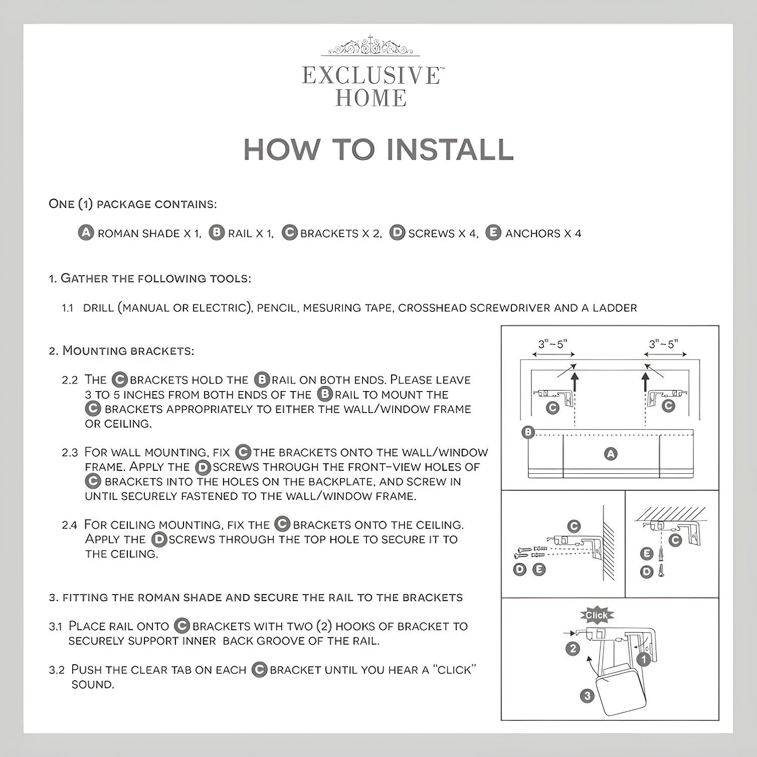 Amalgamated Textiles Exclusive Home Marseilles Damask 100% Blackout Roman Shade