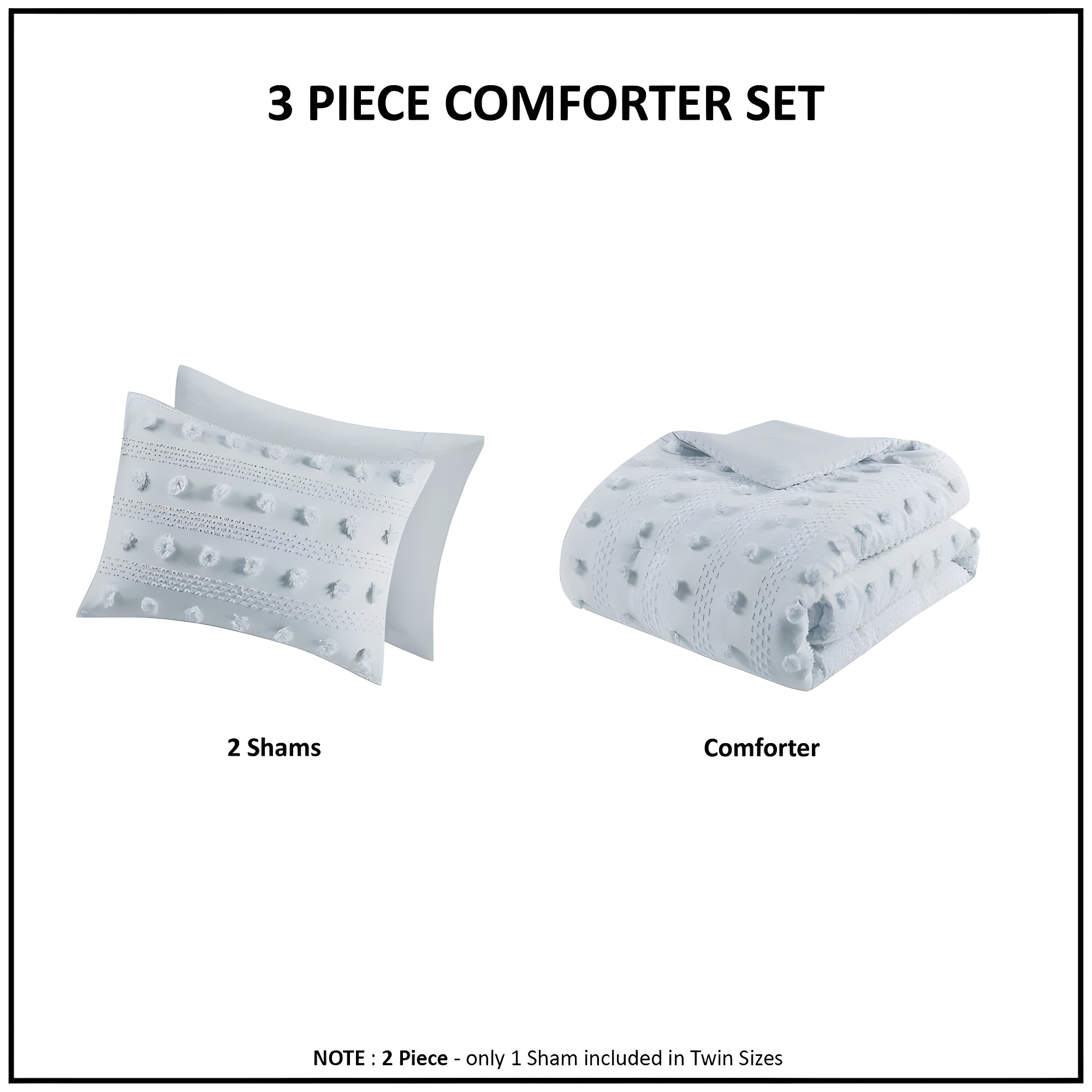 Clip Jacquard Comforter Set