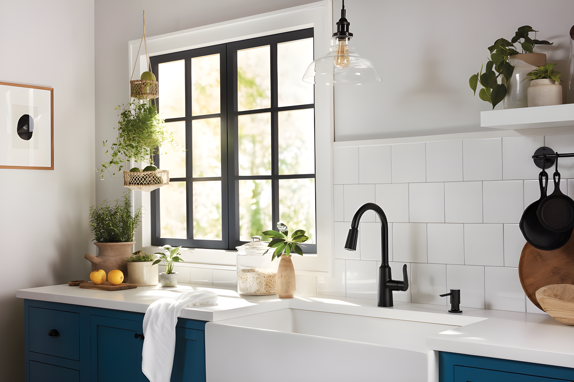 Moen Edwyn 87028BL Matte Black 1-Handle Deck-Mount Pull-Down Handle Kitchen Faucet (Deck Plate Included)