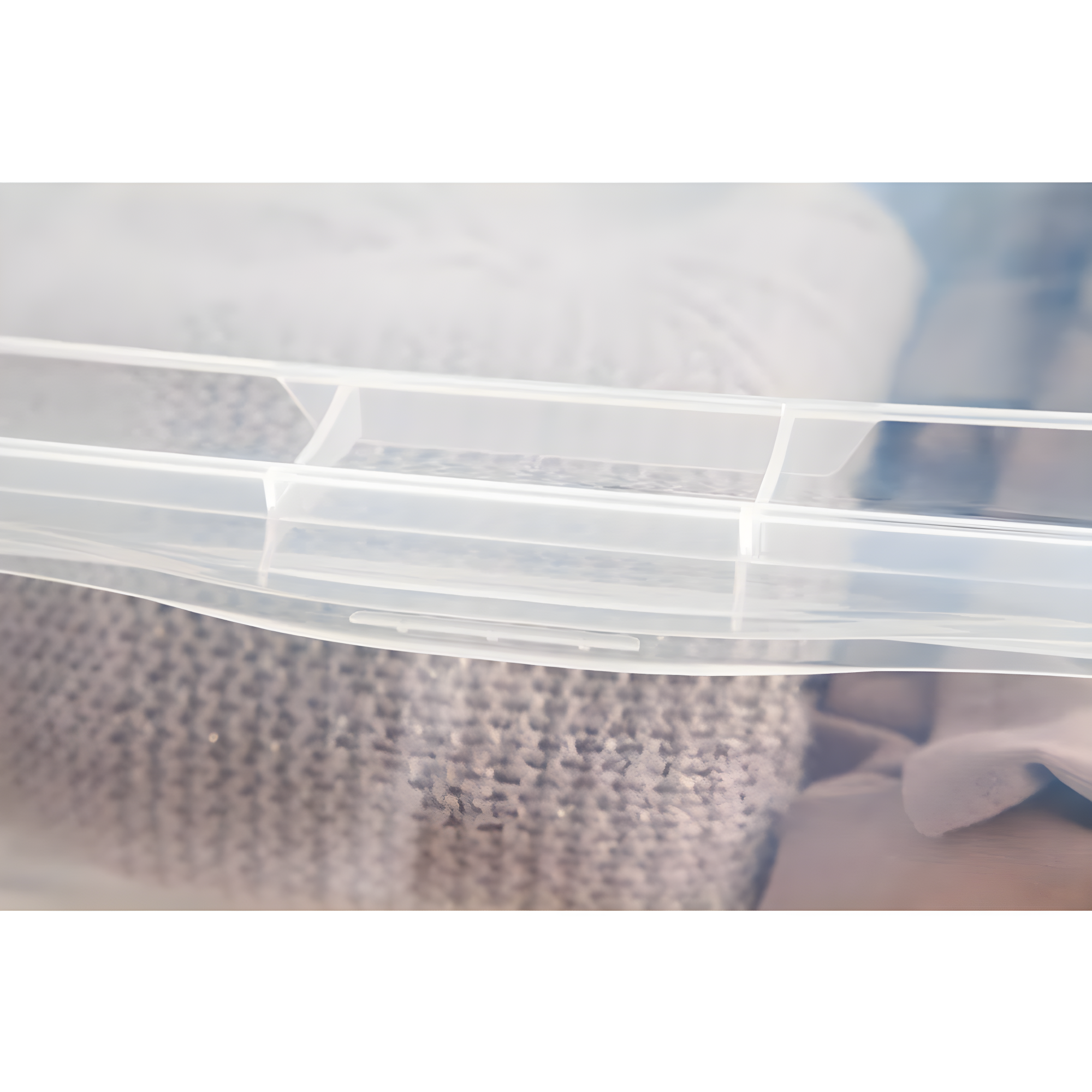 IRIS USA 17 Quart Clear Storage Box, Clear