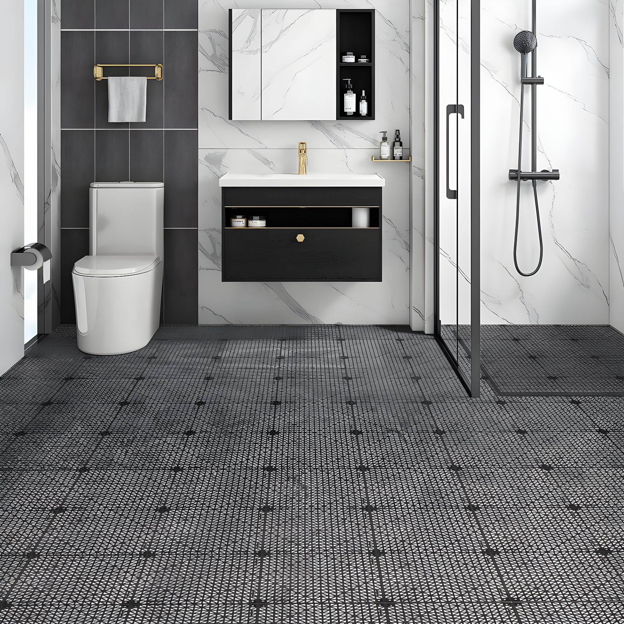 VEVOR 12" x 12" Outdoor Deck Tiles (Set of 12)
