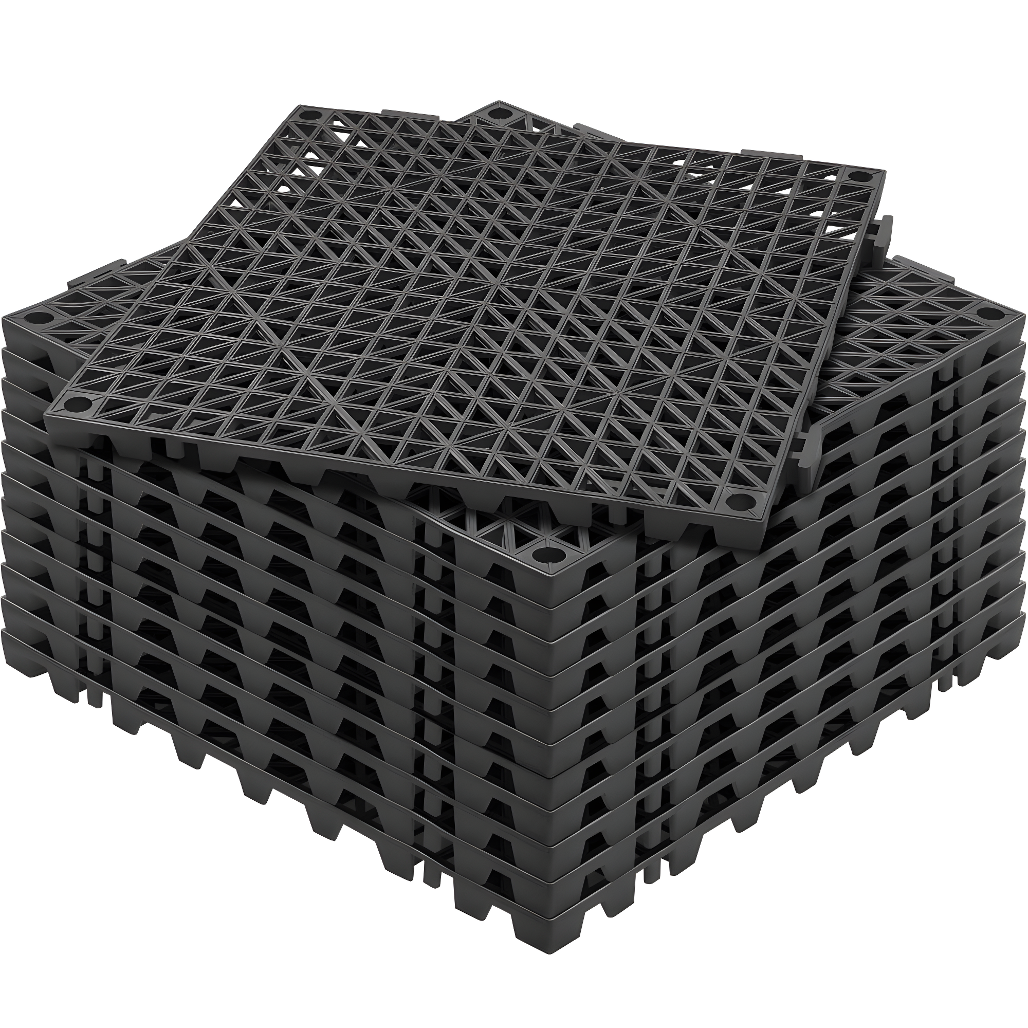 VEVOR 12" x 12" Outdoor Deck Tiles (Set of 12)