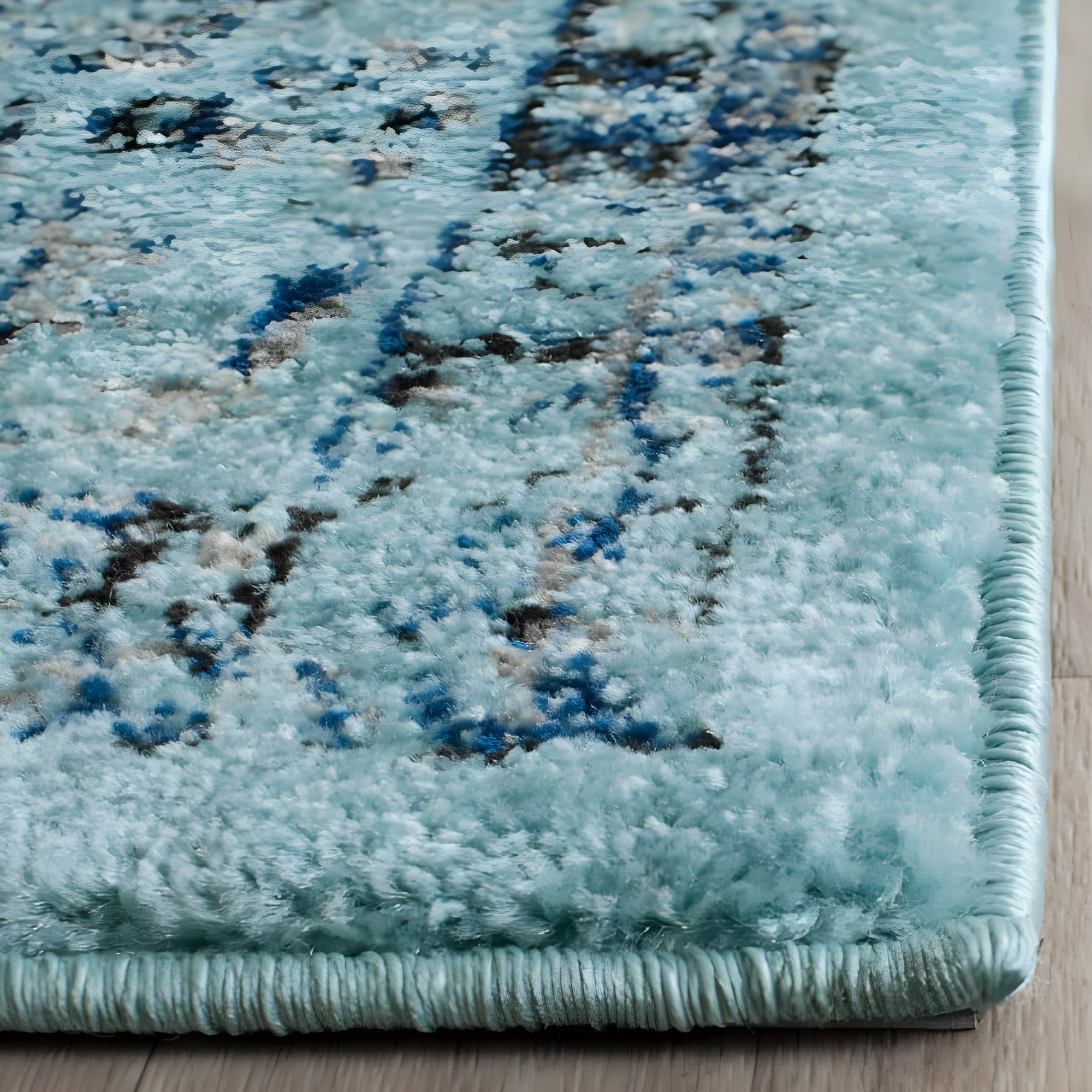 Evoke EVK220 Power Loomed Accent Rug - Light Blue/Light Blue - 2'2"x4' - Safavieh.