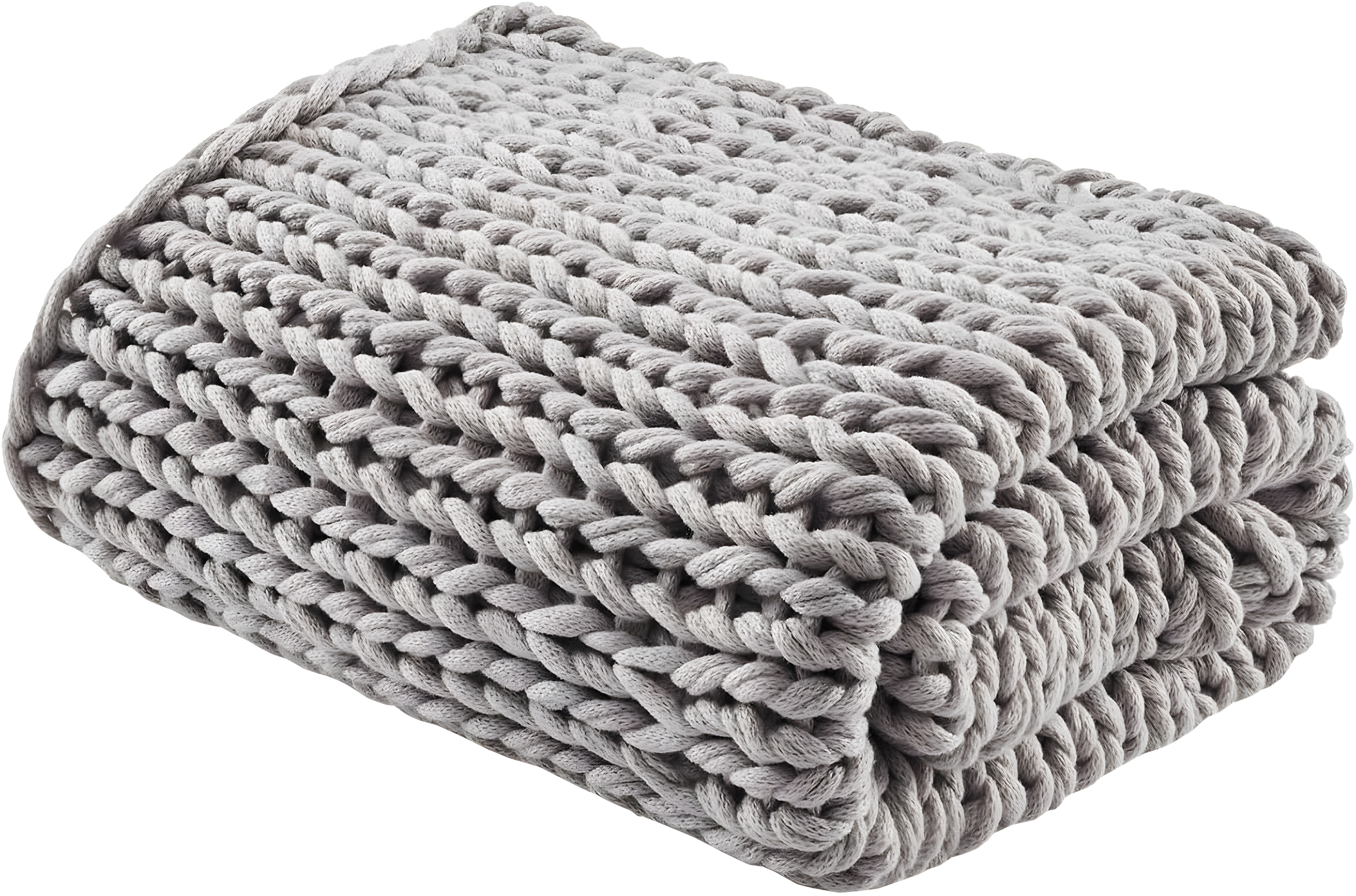 Kelly Clarkson Home Madison Hand Made Chunky Double Knit Throw Blanket