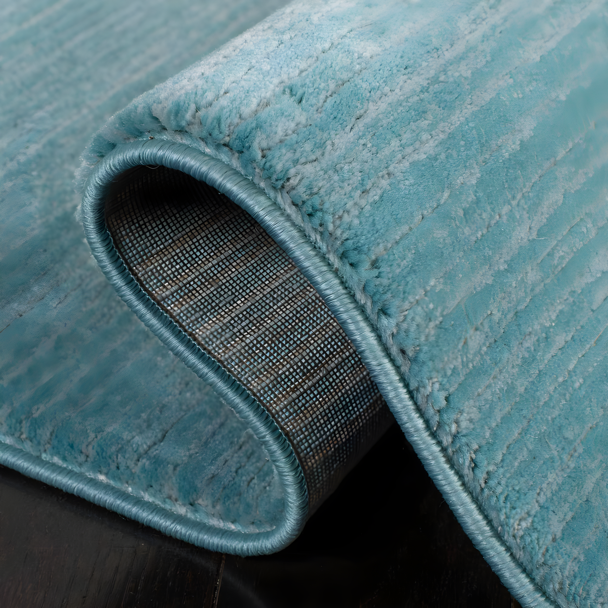 Vision VSN606 Power Loomed Indoor Runner Rug - Aqua - 2'2"x8' - Safavieh