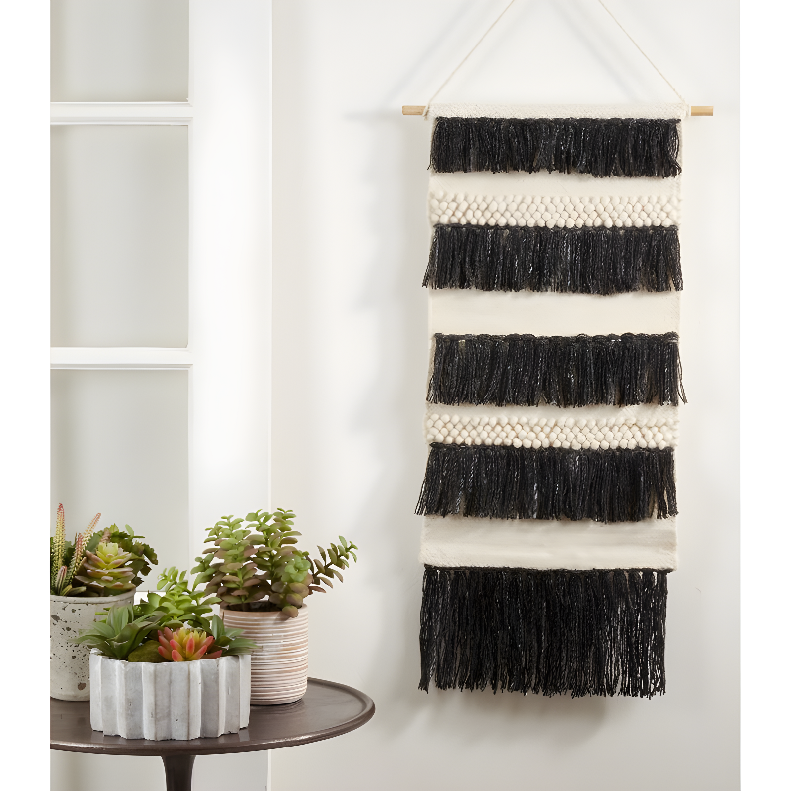 Bohem Hand Woven Wool Wall Hanging