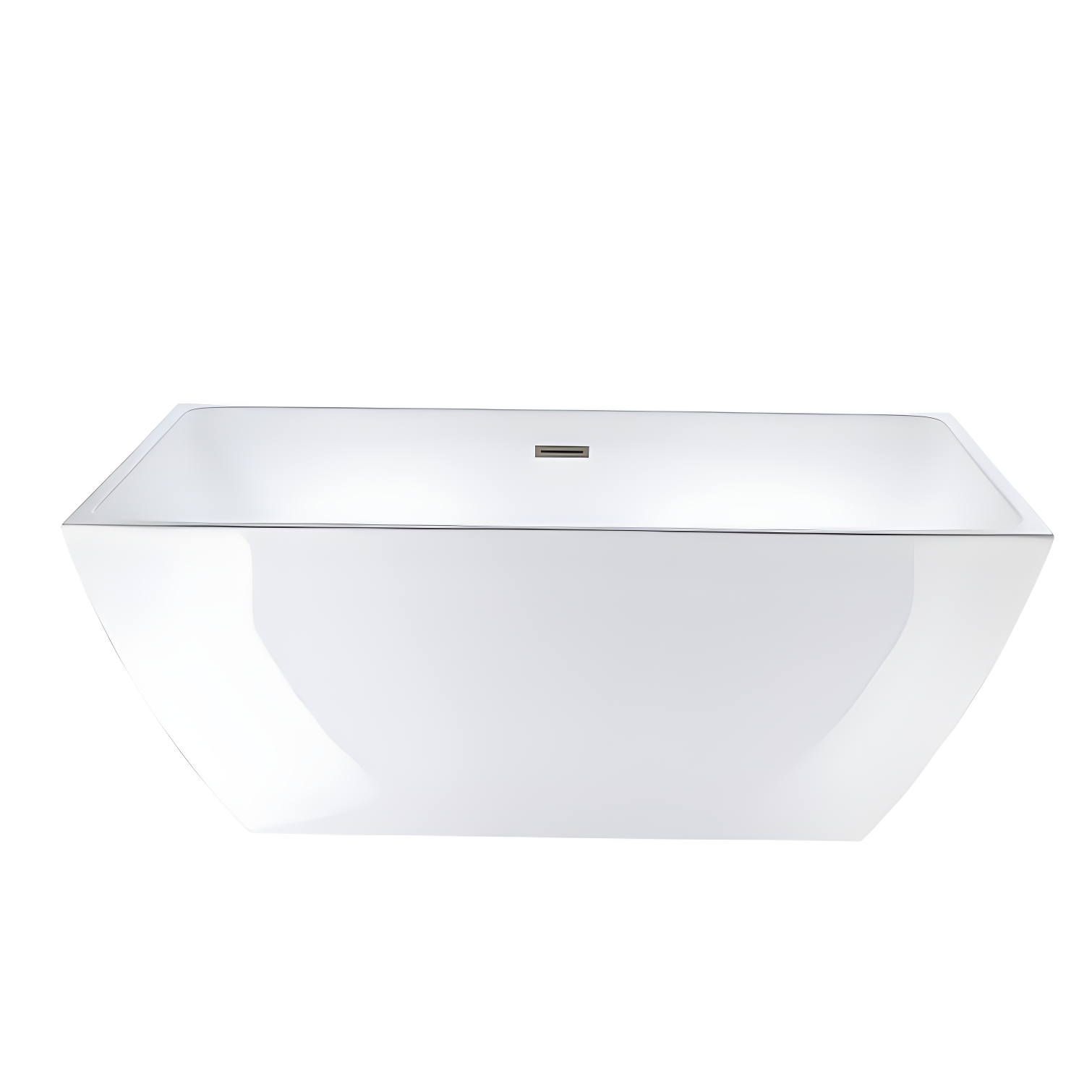 66.9" x 33" Freestanding Soaking Bathtub