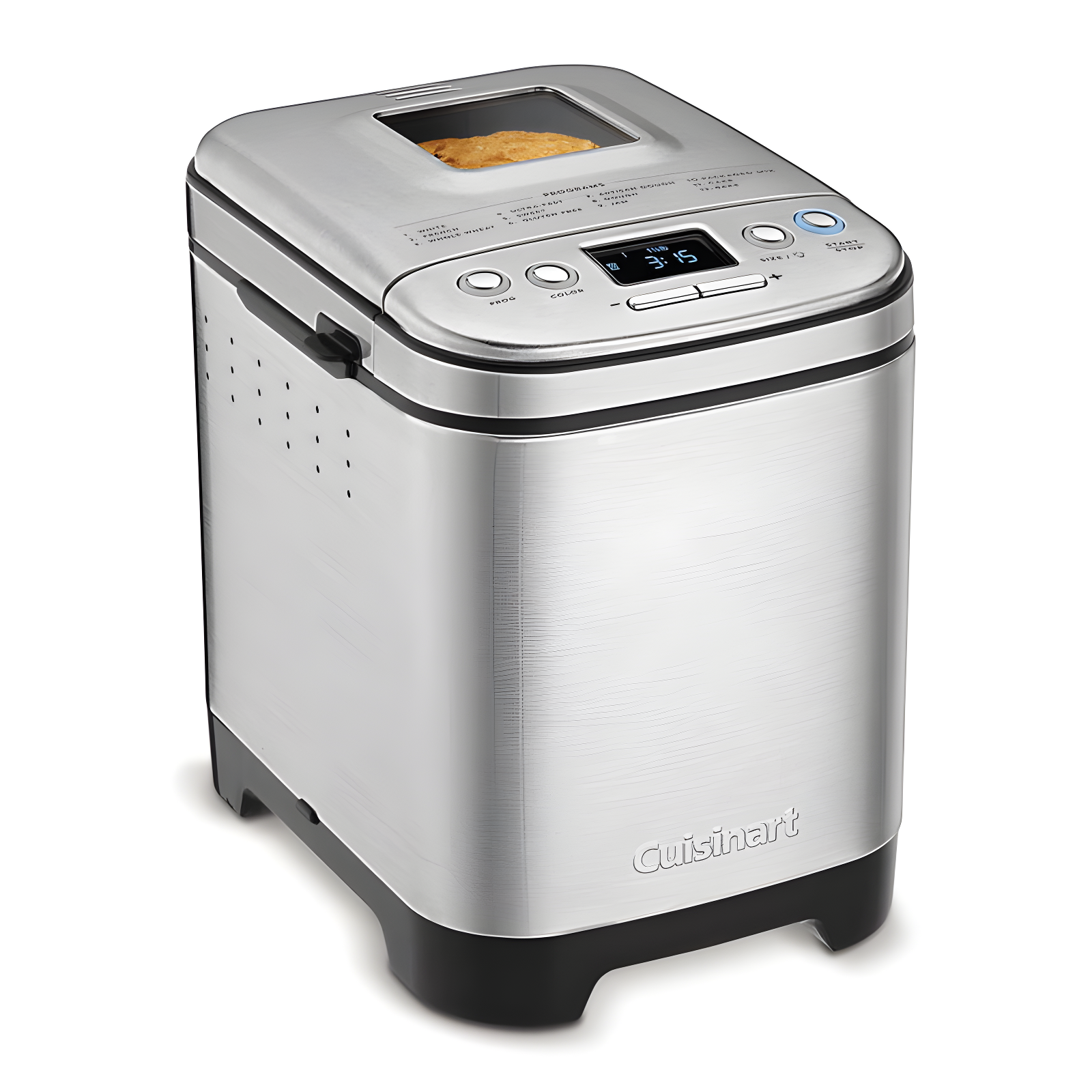 Cuisinart Bread Maker Machine, Compact and Automatic, Customizable Settings, Up to 2lb Loaves