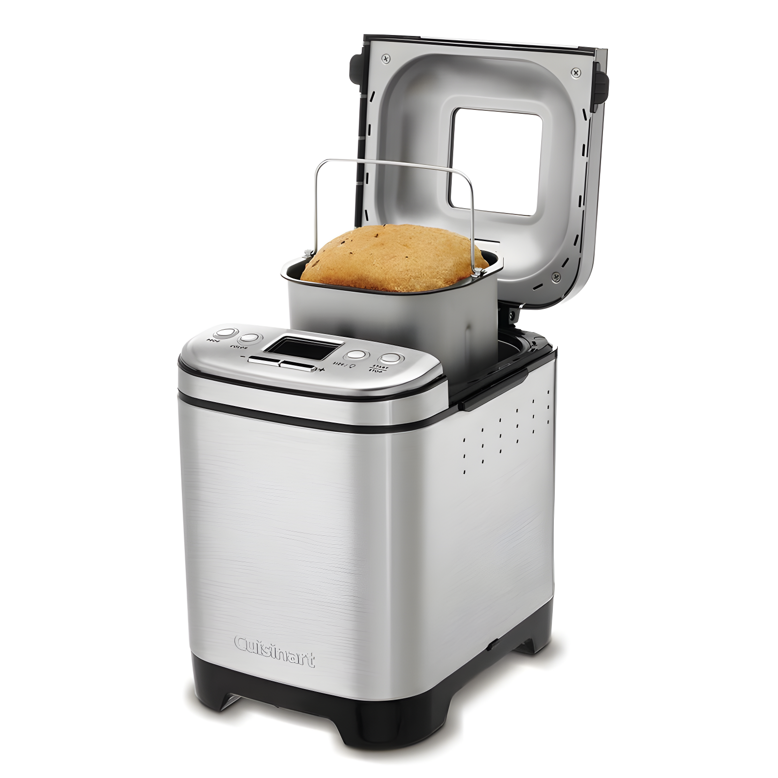 Cuisinart Bread Maker Machine, Compact and Automatic, Customizable Settings, Up to 2lb Loaves
