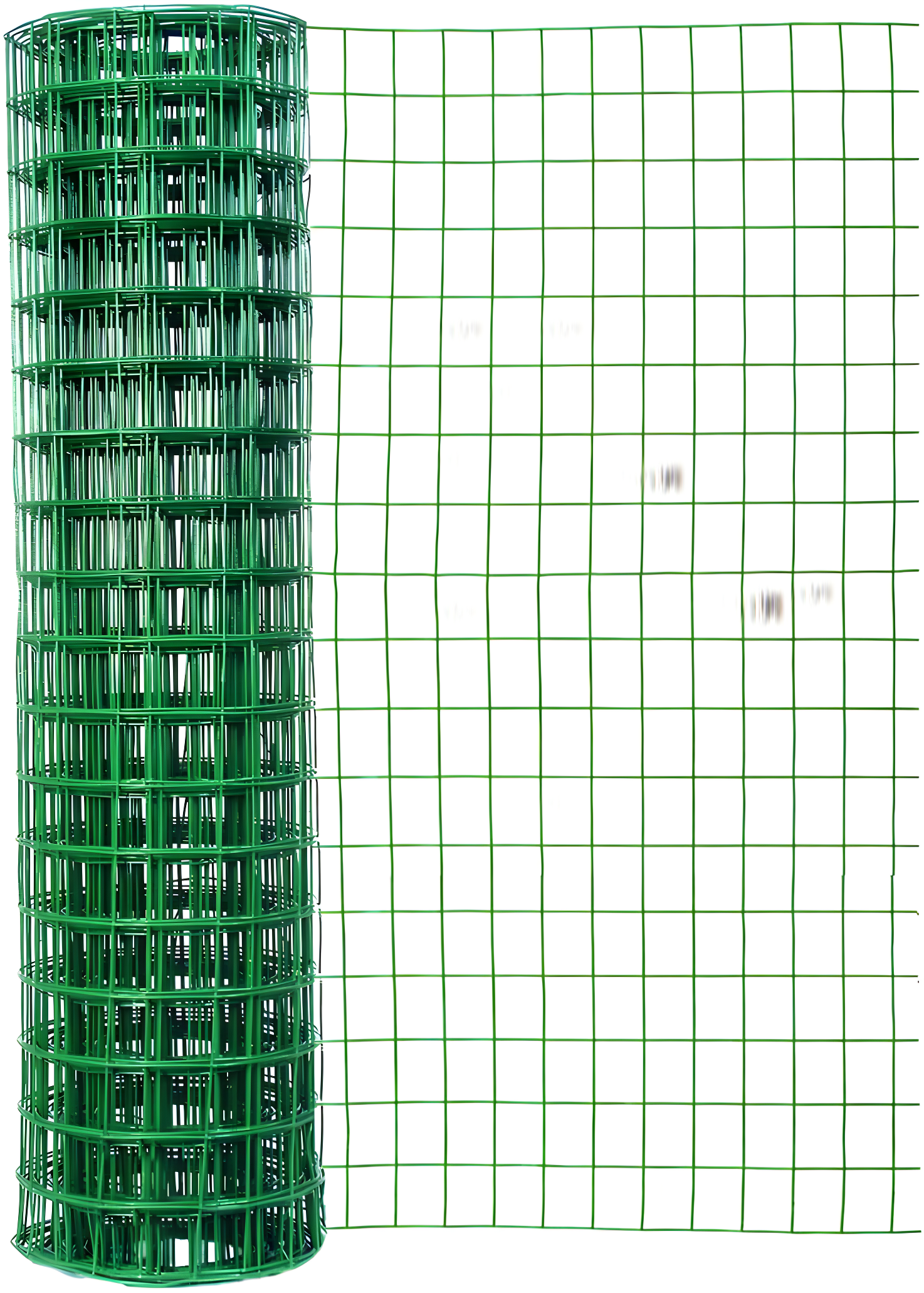 Garden Zone Green Vinyl Coated 48 in. H x 50 ft. L Steel Fence