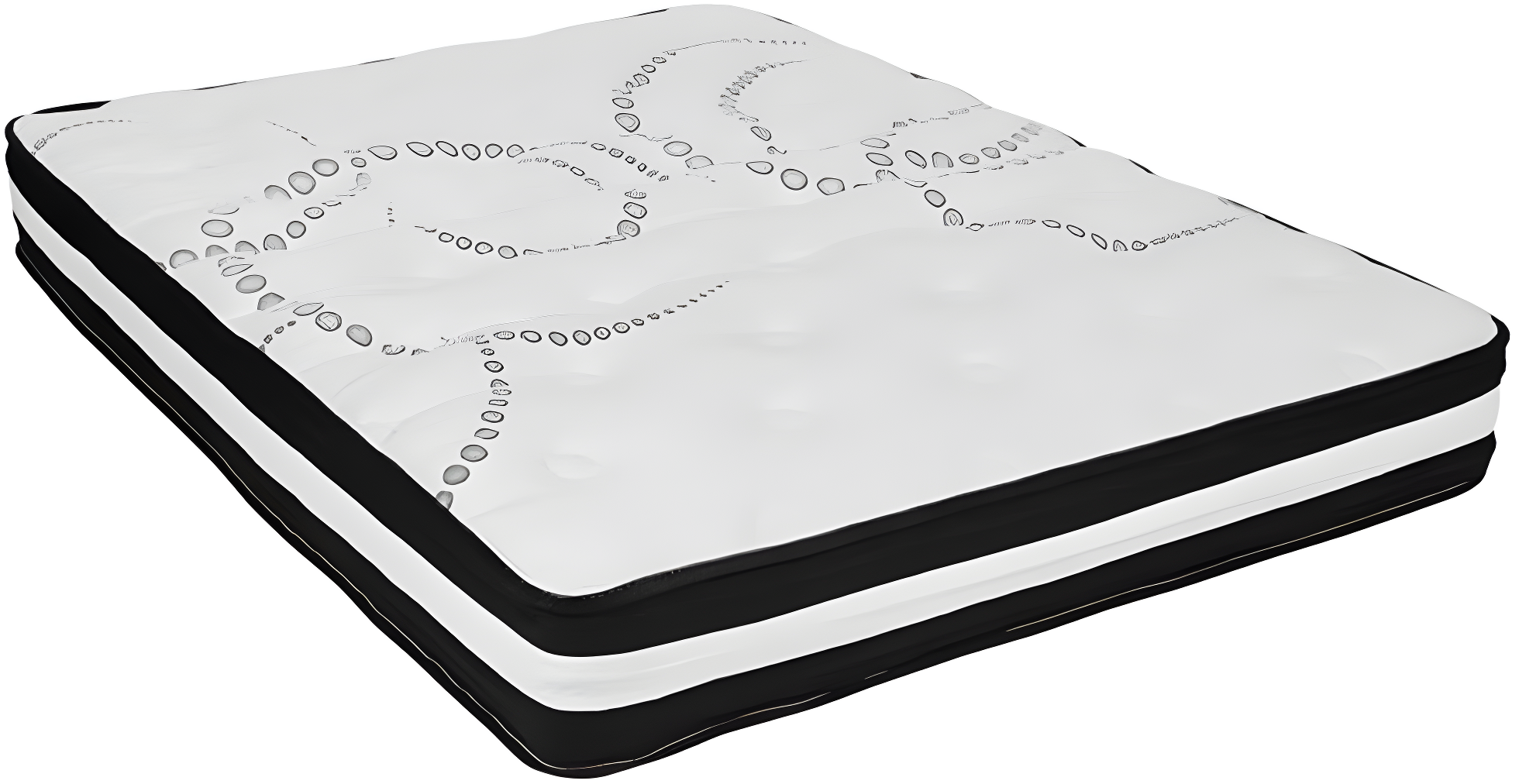 Flash Furniture Capri Comfortable Sleep 10 Inch CertiPUR-US Certified Hybrid Pocket Spring Mattress, Full Mattress in a Box