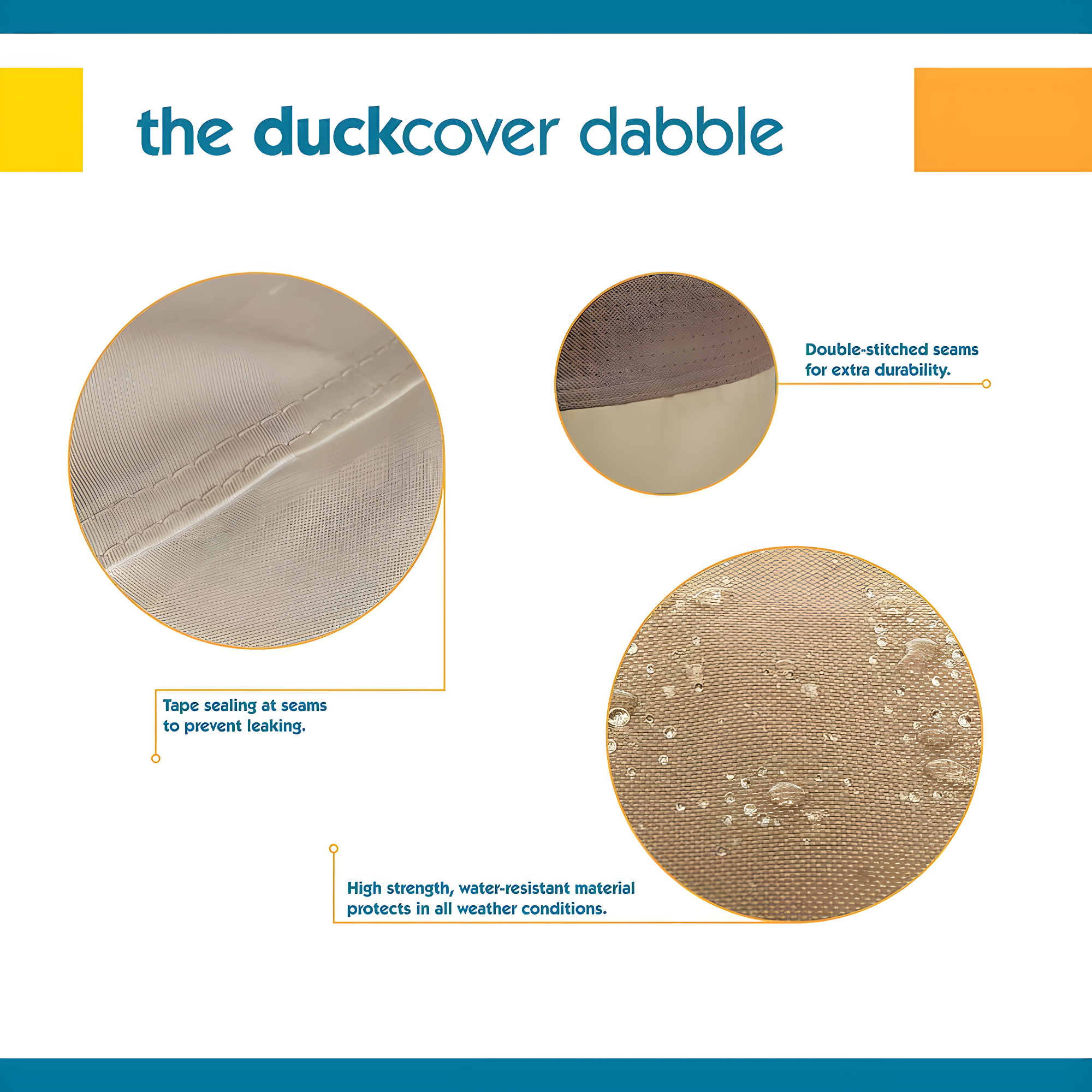 Duck Covers Elegant 109 in. Rectangle Patio Table with Chairs Cover
