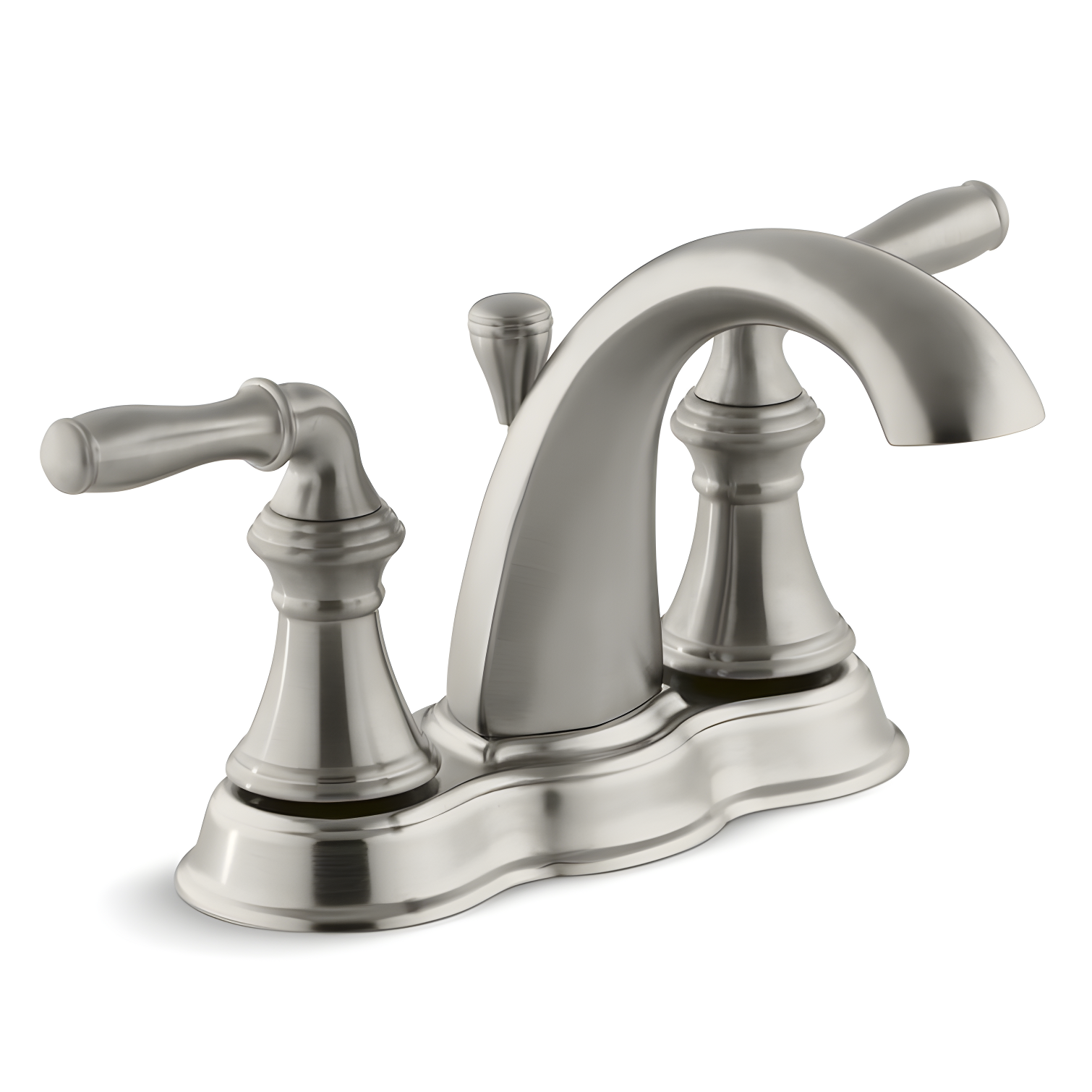 Kohler ® Devonshire ® Widespread Brushed Nickel Bathroom Sink Faucet