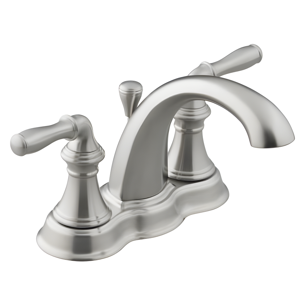 Kohler ® Devonshire ® Widespread Brushed Nickel Bathroom Sink Faucet