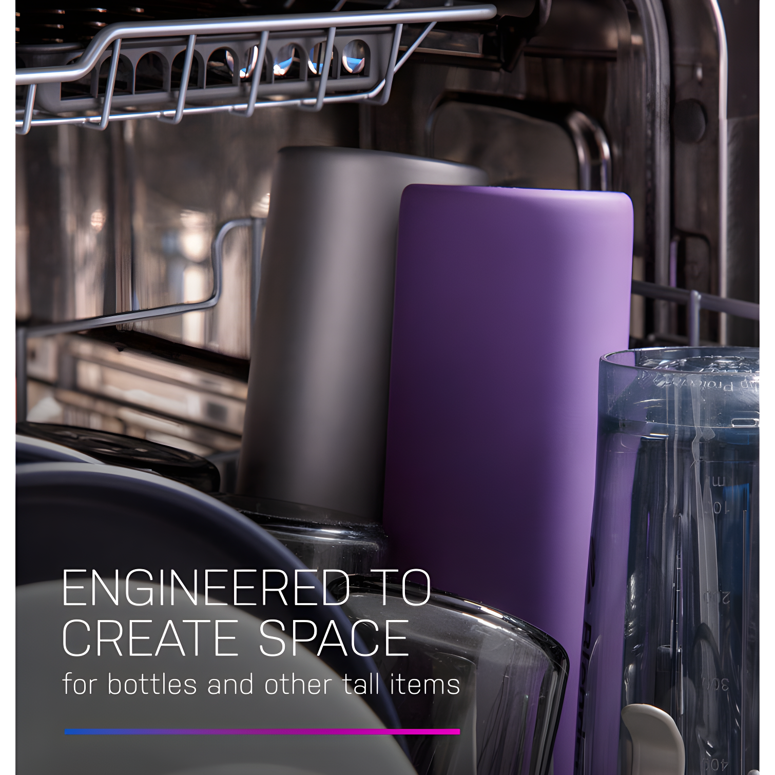 GE Profile™ 24" 44 Decibel ENERGY STAR Certified Smart Built-in Top Control Dishwasher with Adjustable Rack and Tall Tub PDP715SYVFS