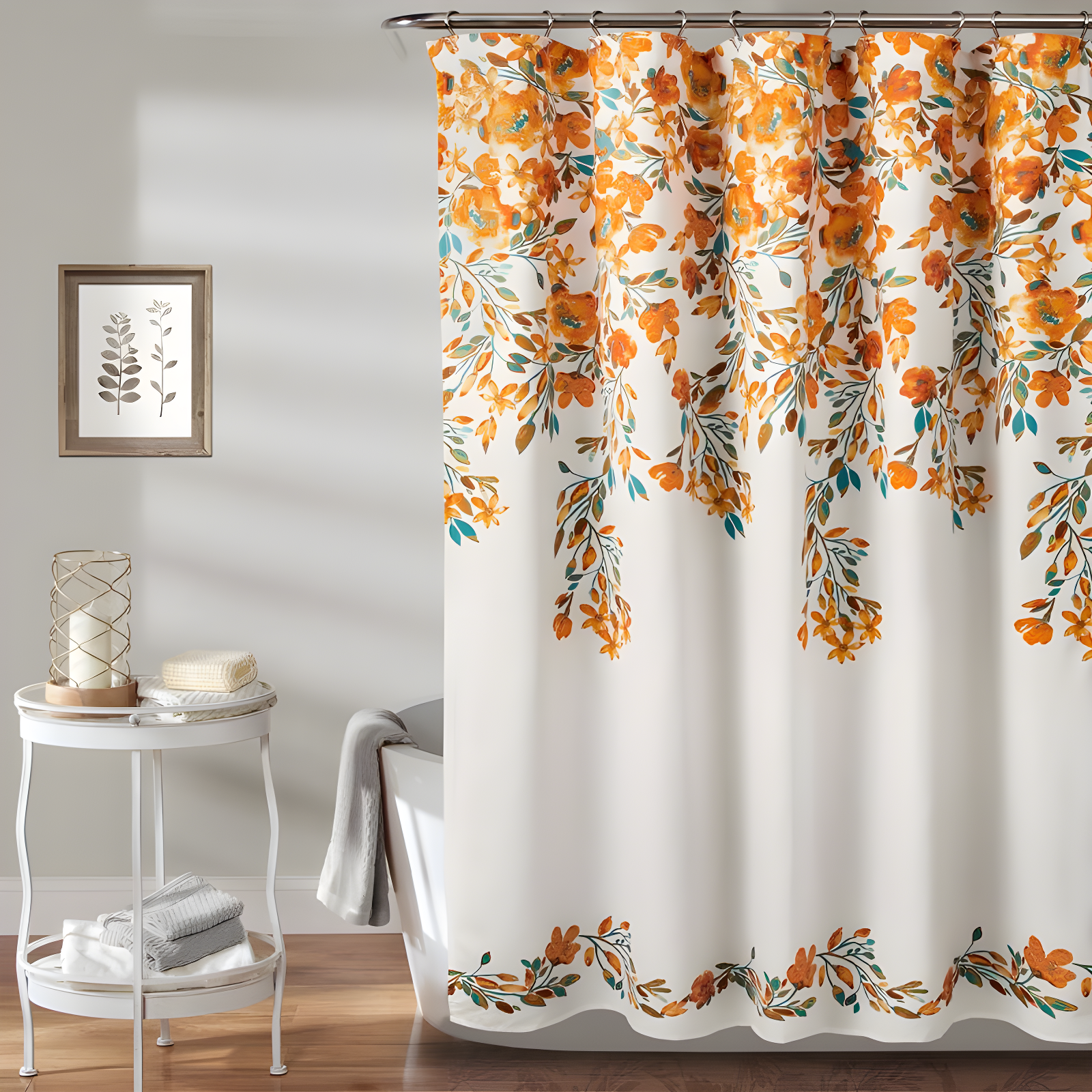 Tanisha Floral Shower Curtain