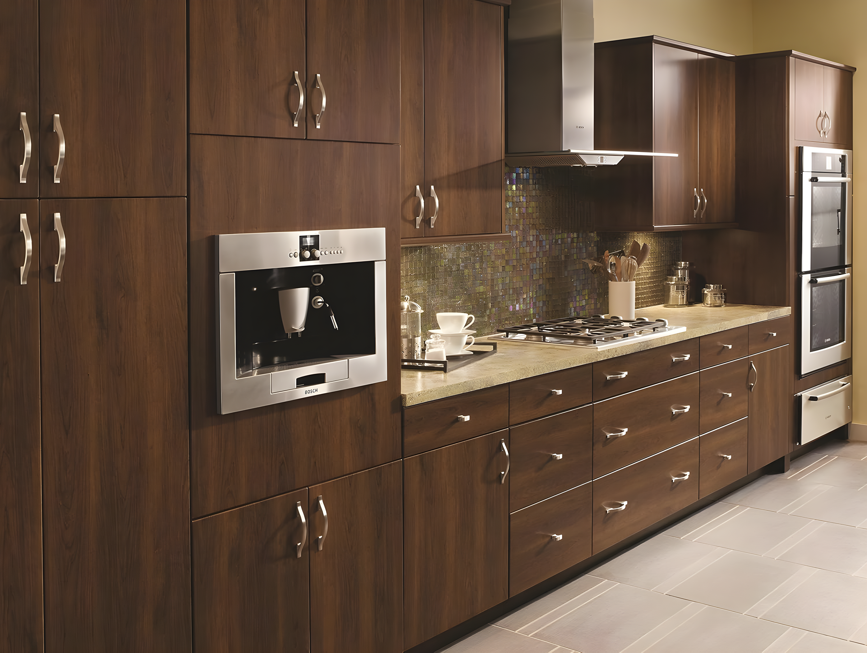 Conrad 3-3/4 in. (96mm) Modern Satin Nickel Arch Cabinet Pull