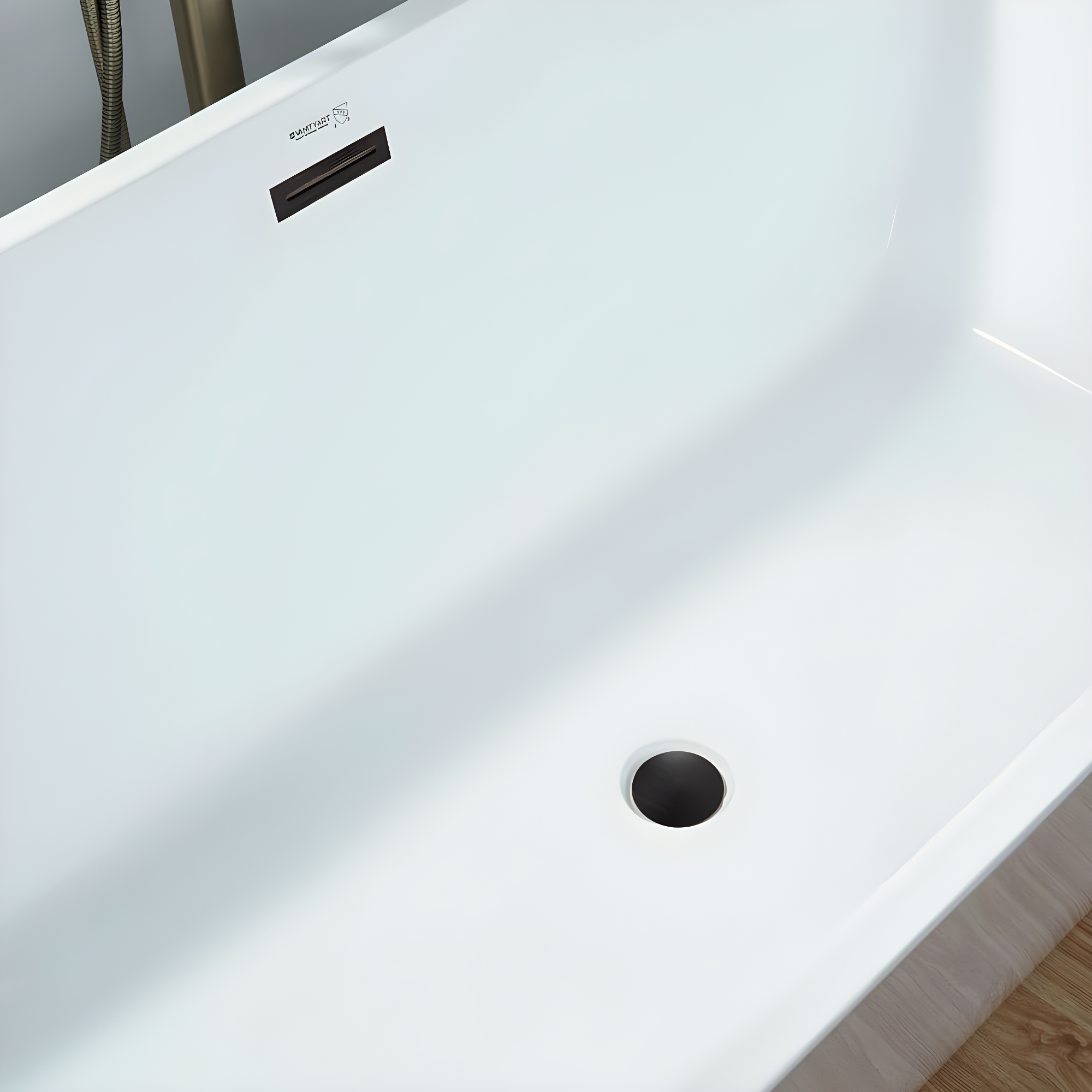 66.9" x 33" Freestanding Soaking Bathtub