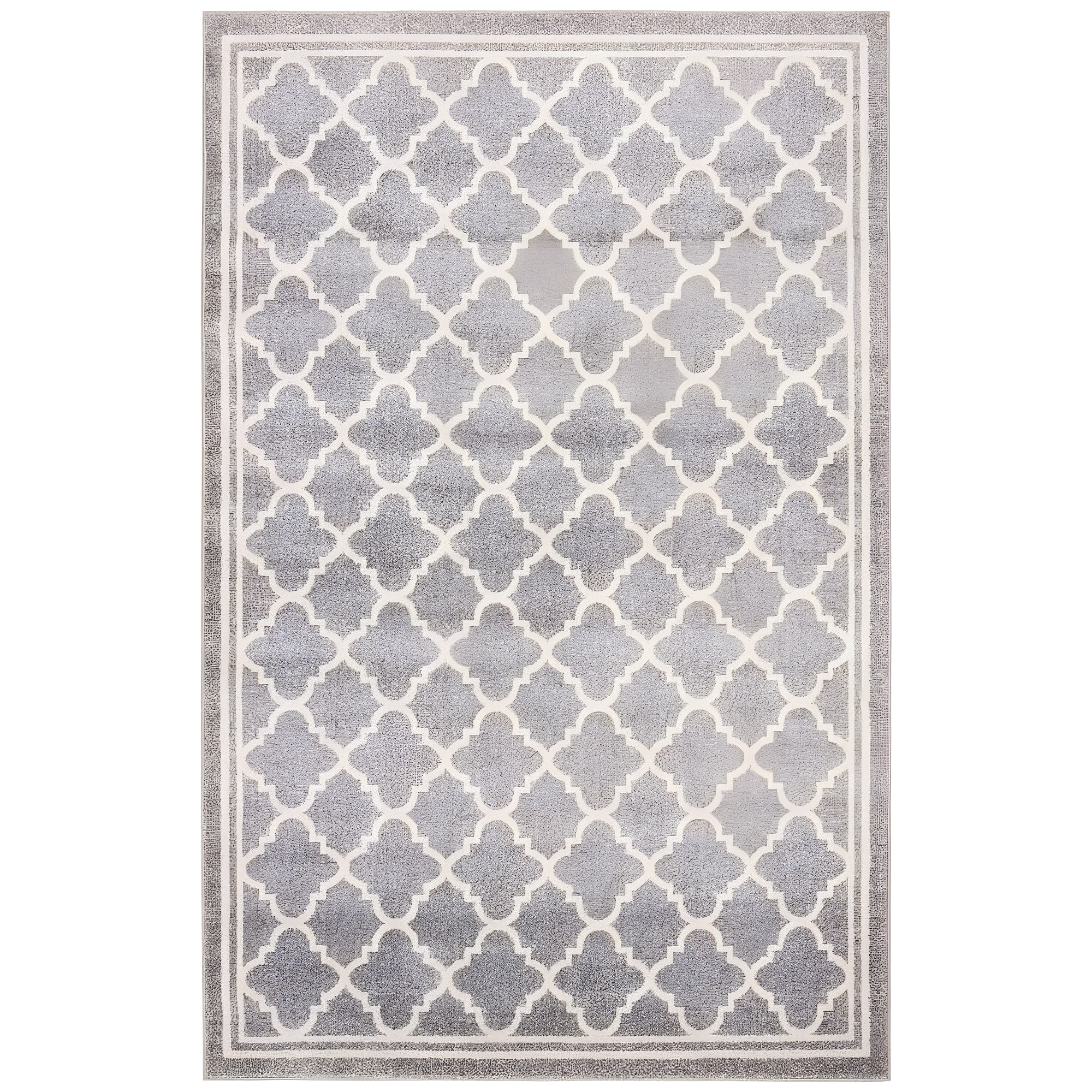 Amherst AMT422 Power Loomed Indoor Area Rug - Dark Grey/Beige - 4'x6' - Safavieh