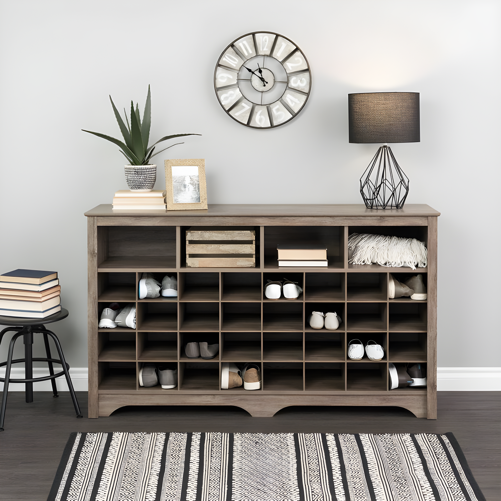 Greyleigh™ Highlandville 32 Pair Shoe Rack