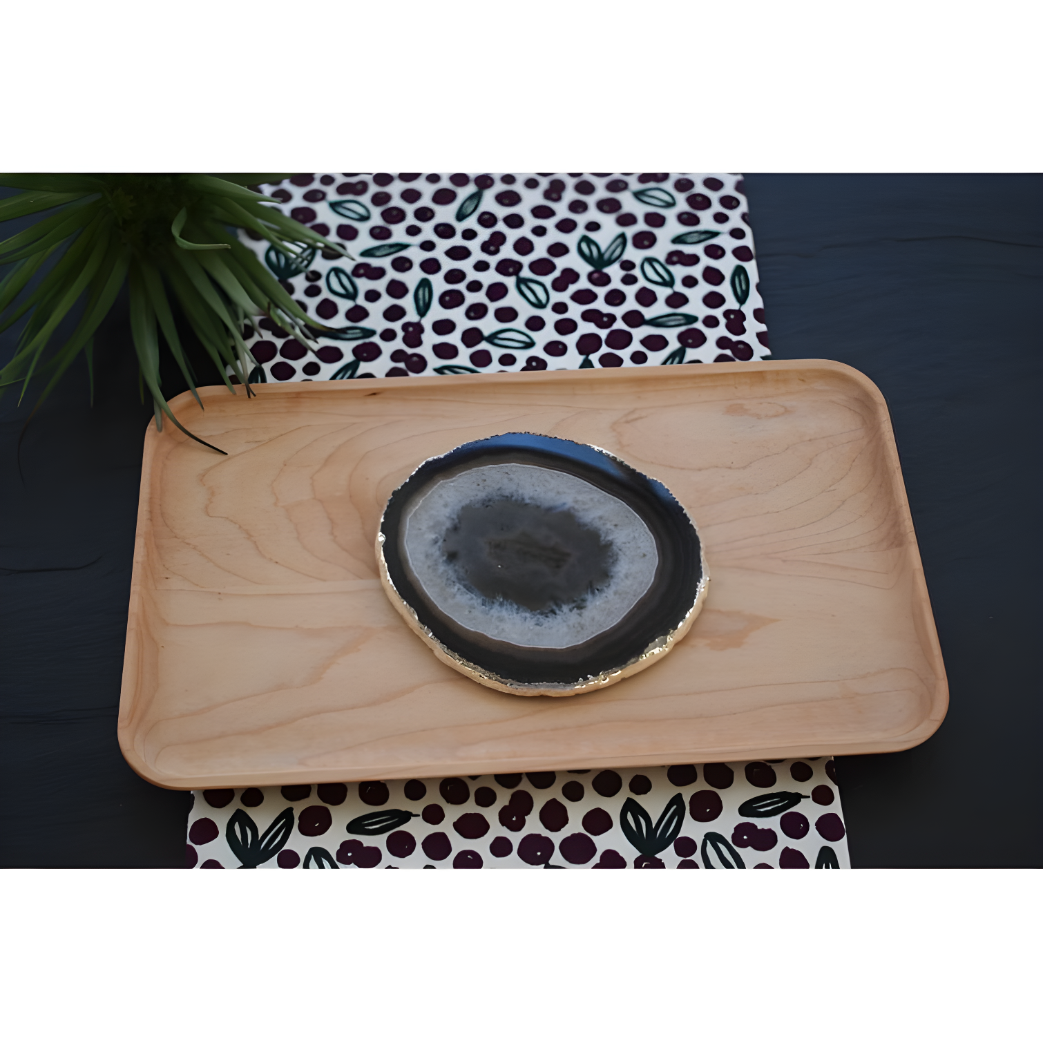 Agate 4 Piece Coaster Set (Set of 4)
