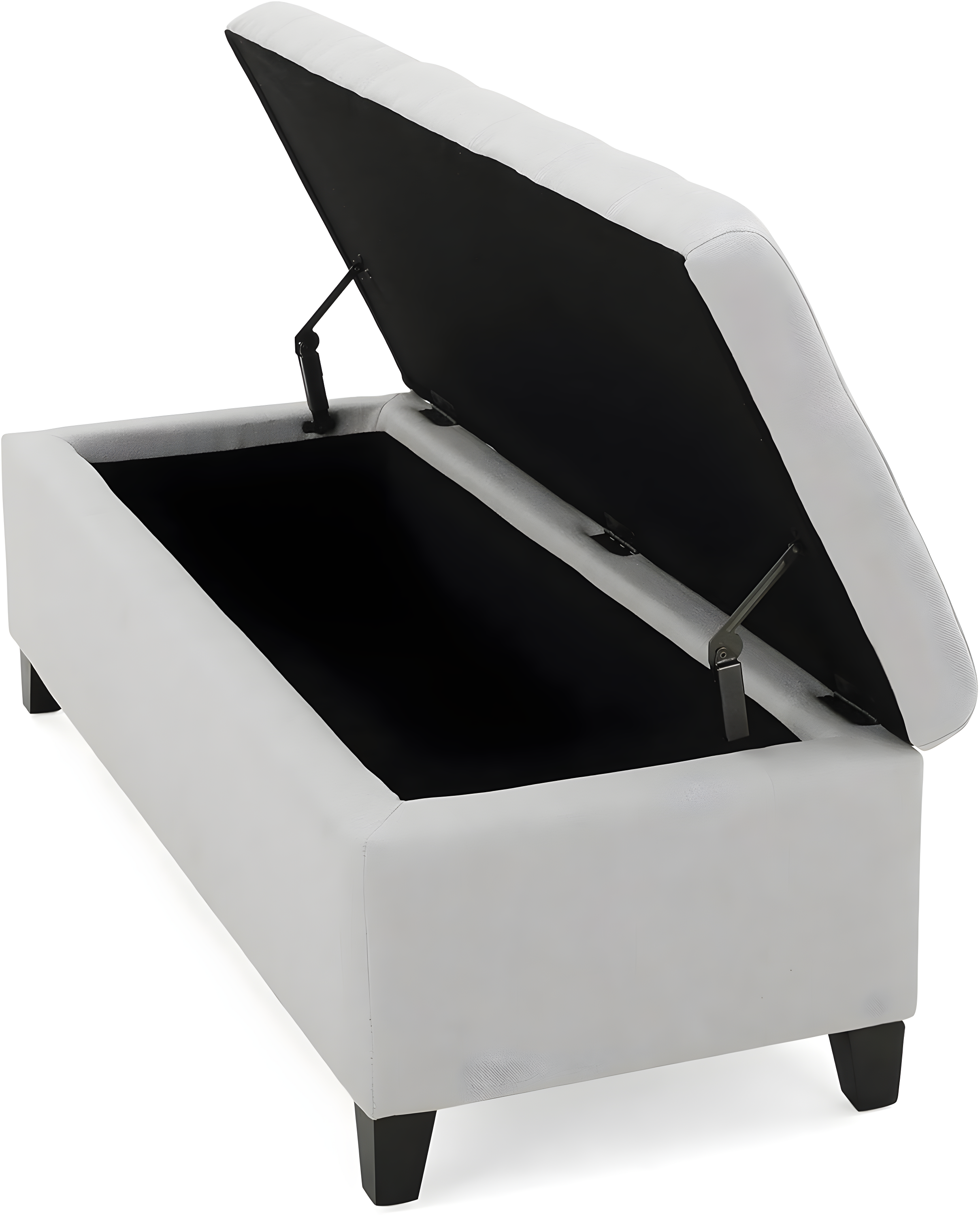 Mission Storage Ottoman - Light Gray - Christopher Knight Home