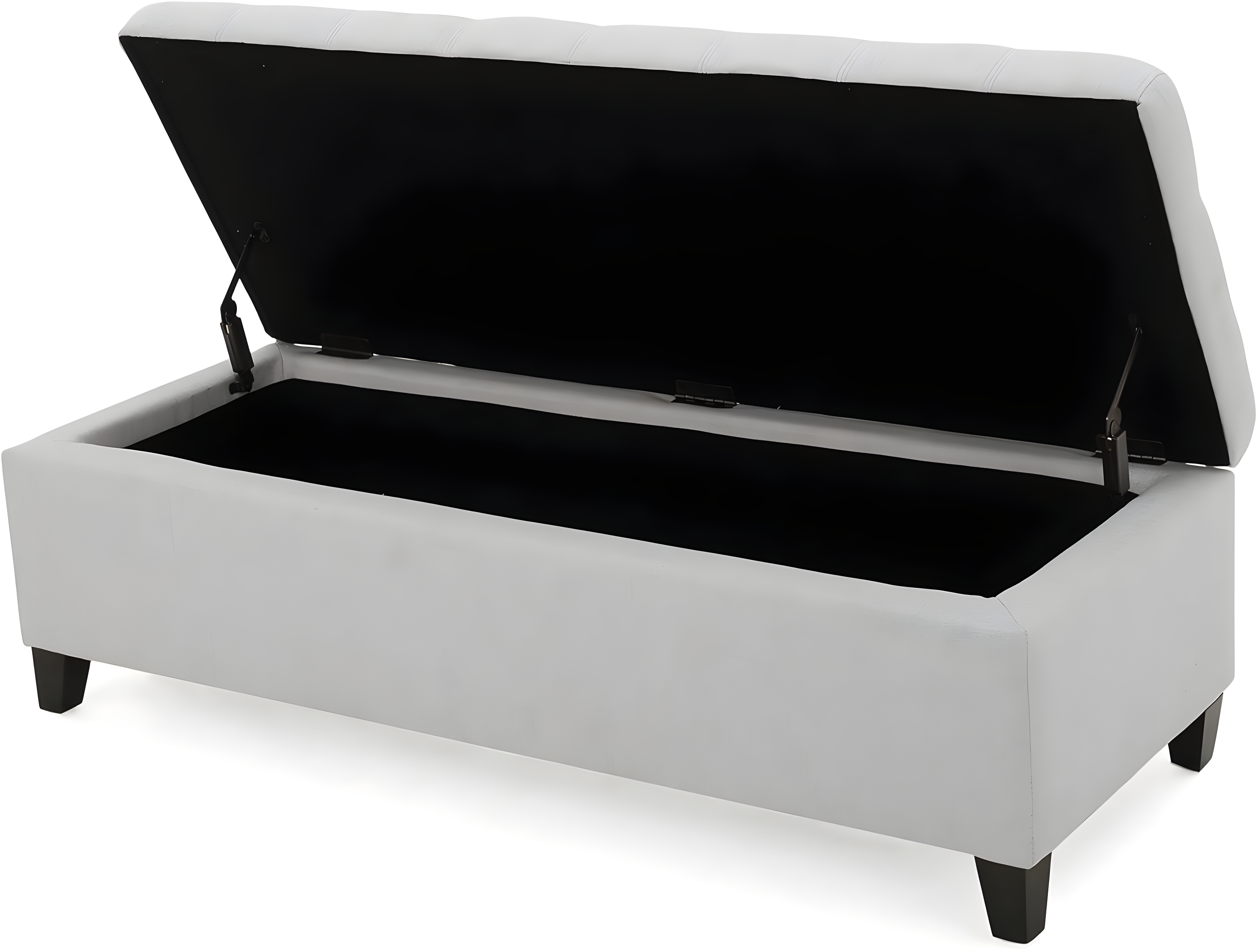Mission Storage Ottoman - Light Gray - Christopher Knight Home