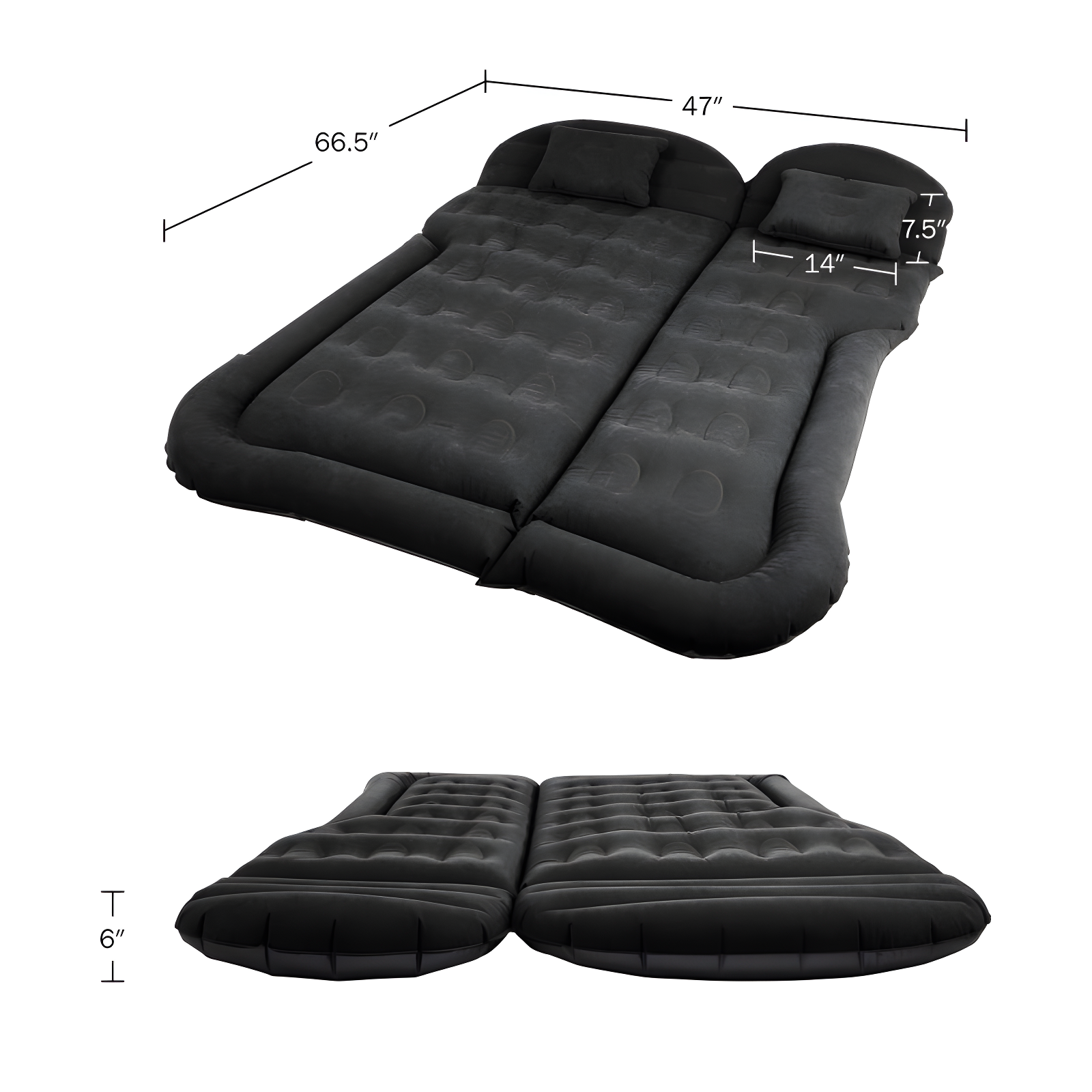 Wakeman Outdoors Camping Mattress for Car (Black)