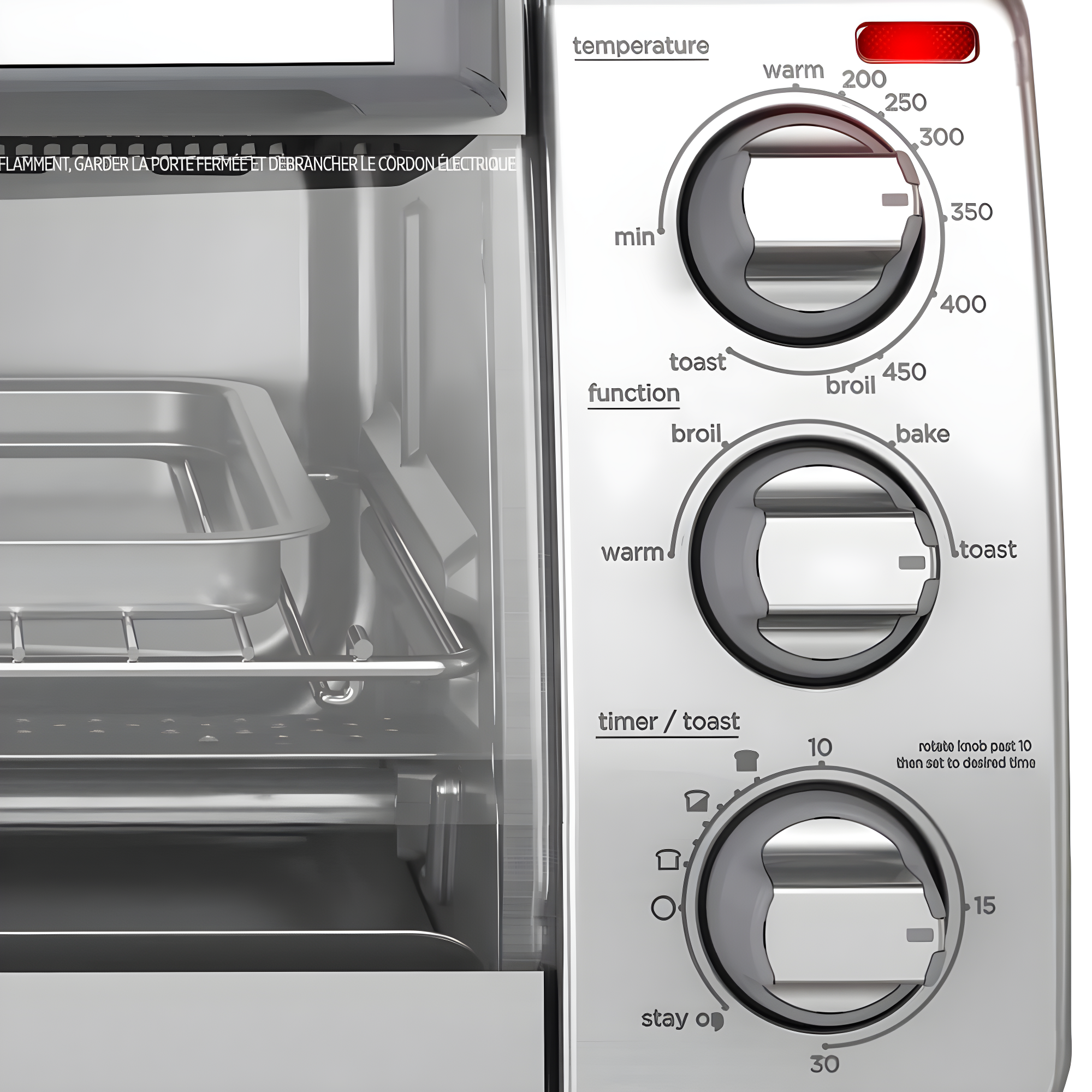 BLACK+DECKER Black+decker 4-slice Toaster Oven, 4 Cooking Functions