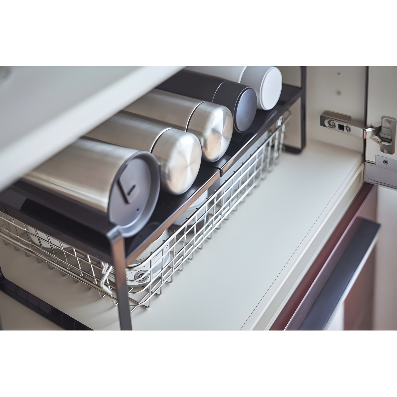Yamazaki Home Yamazaki Home Steel Kitchen 2 Tiered Shelf Rack- Expandable Countertop Organizer For Kitchen, Steel