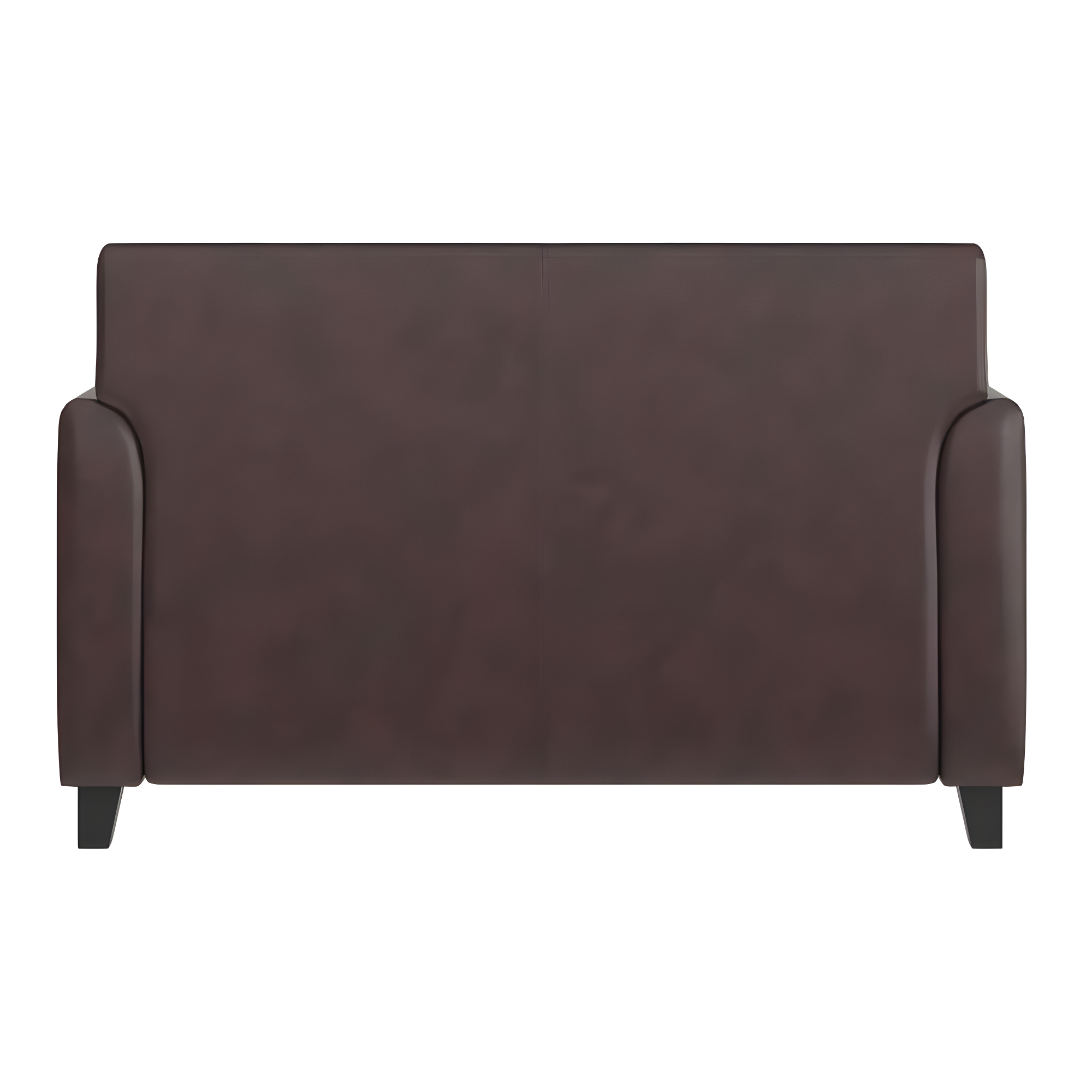 Hercules Junkersfeld 52" Modern LeatherSoft Upholstered Reception Loveseat by Flash Furniture