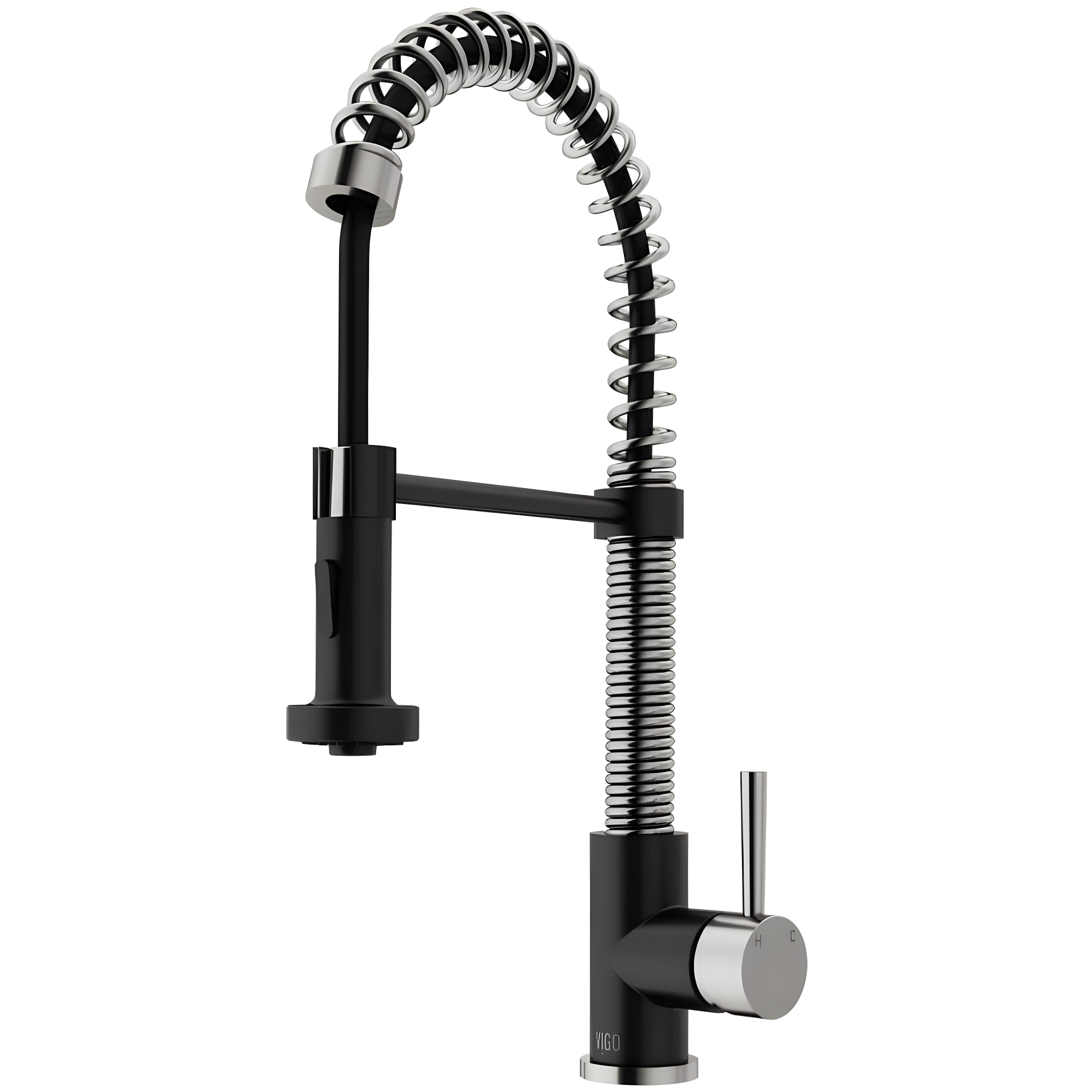 Edison 19" H 1-handle Pull-Down 2-Function Sprayer Kitchen Faucet
