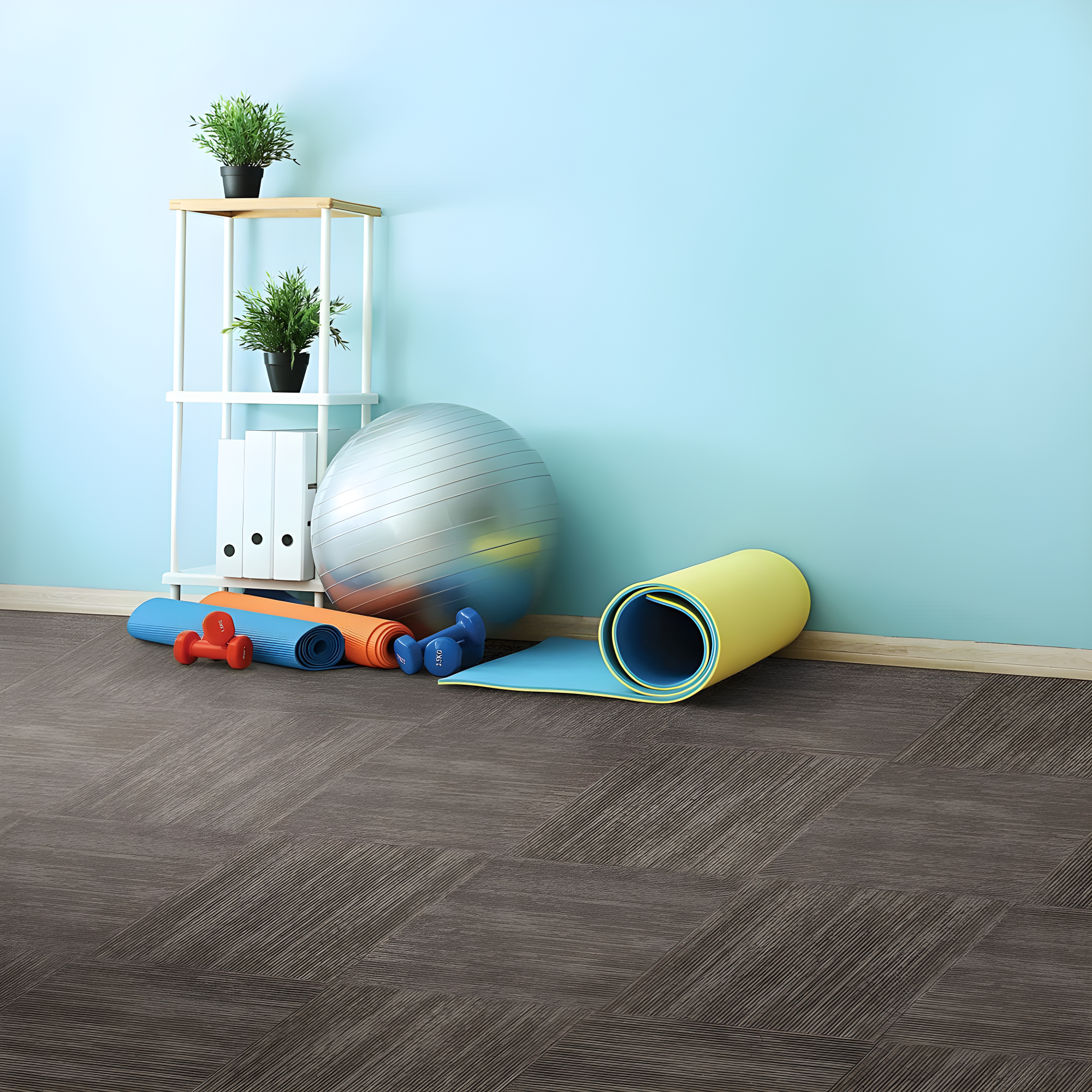 Mohawk Elite 24" x 24" Nylon Fiber Carpet Tiles (96 sqft per carton-24 Tiles)