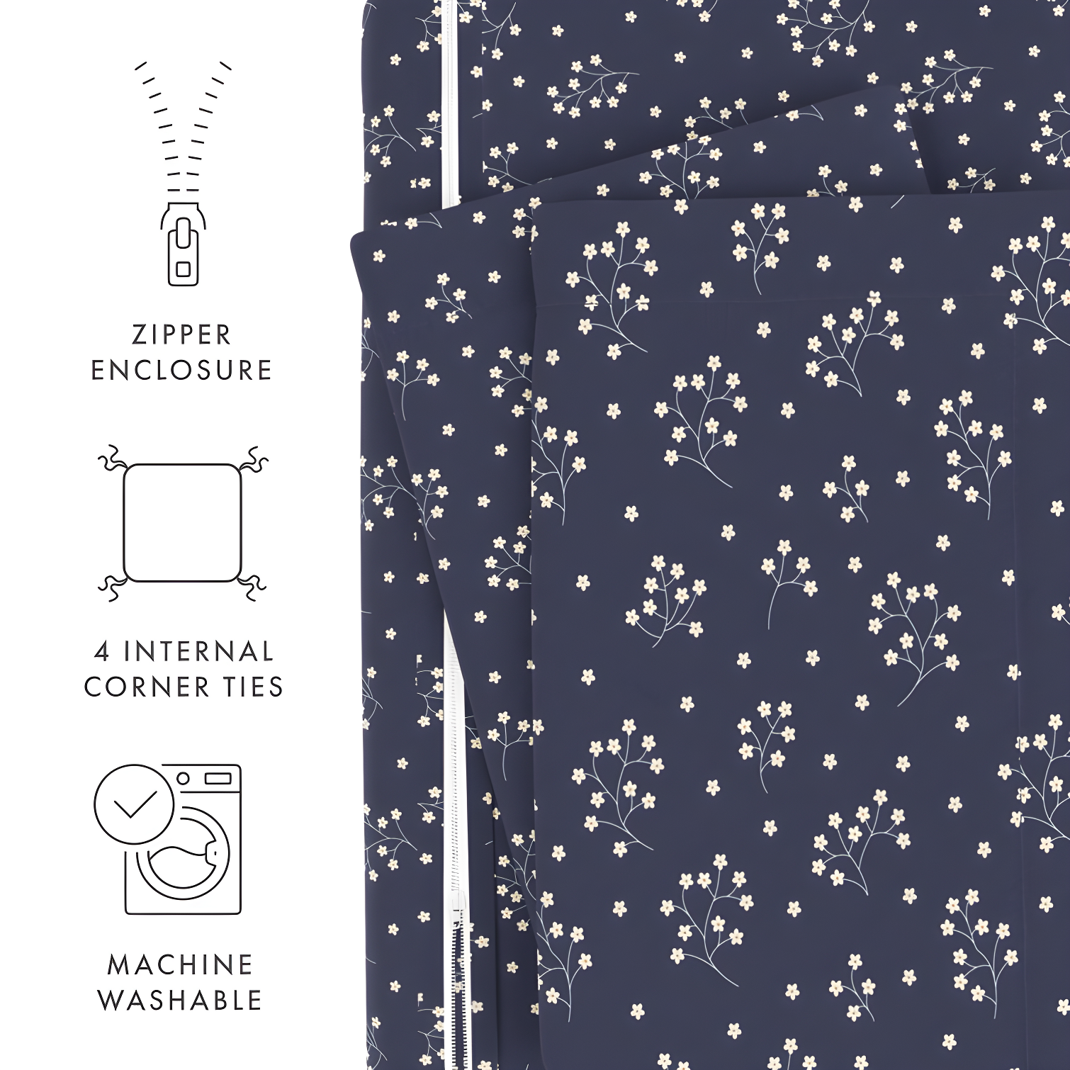 Home Garden Pattern Duvet Cover Set