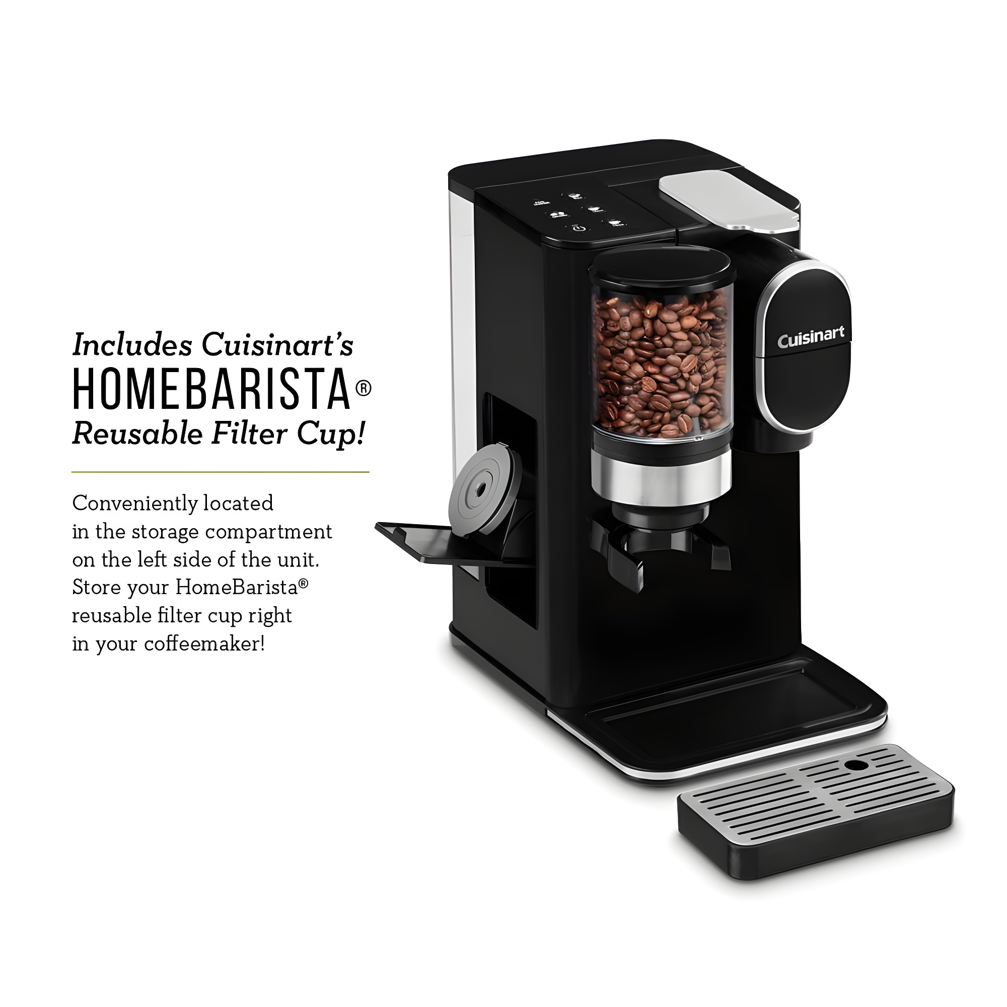Cuisinart ® Grind & Brew ™ Single-Serve Coffee Maker