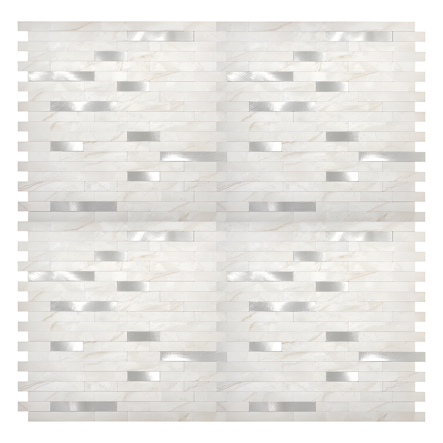 Avant Decor Aluminum Peel and Stick Mosaic Tile