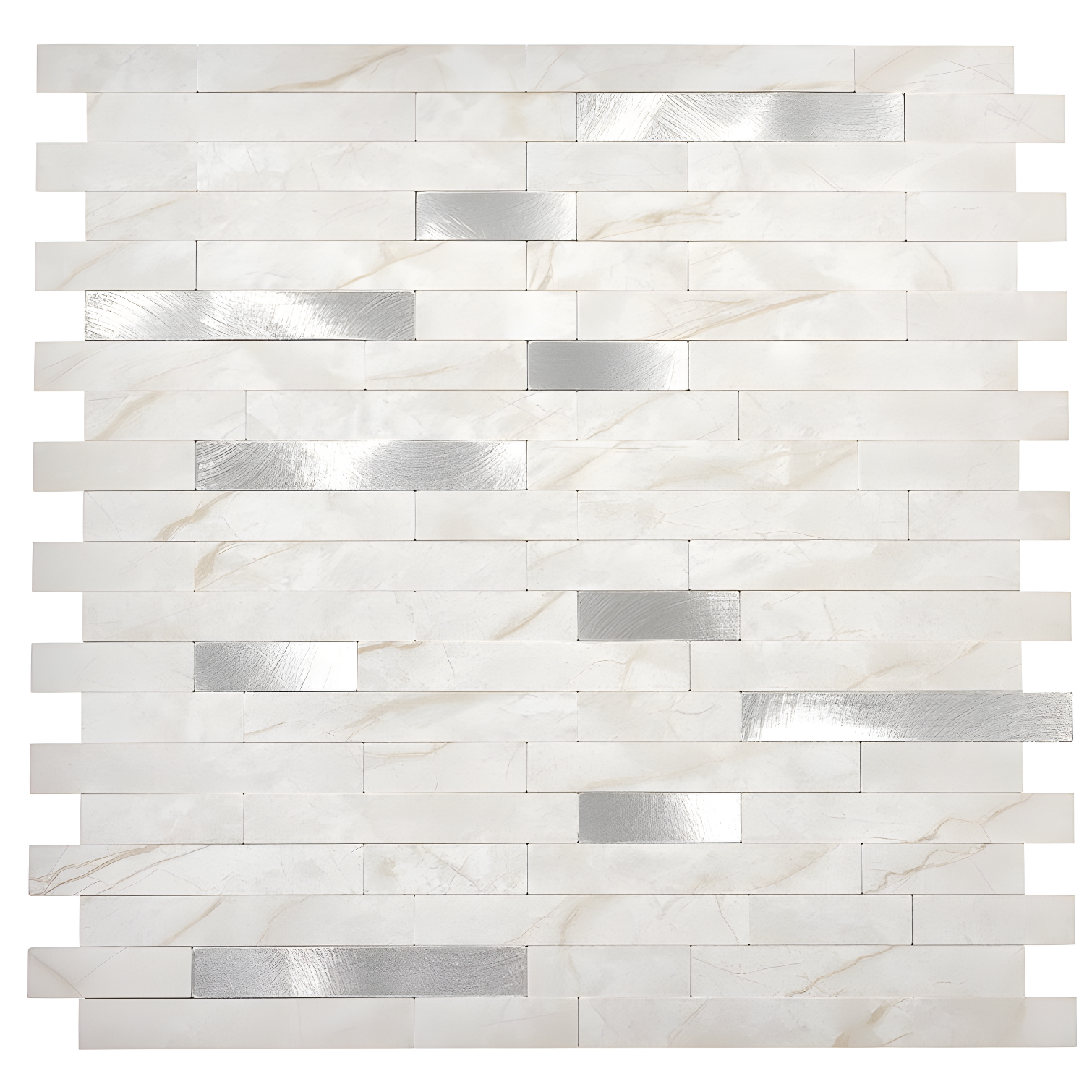 Avant Decor Aluminum Peel and Stick Mosaic Tile