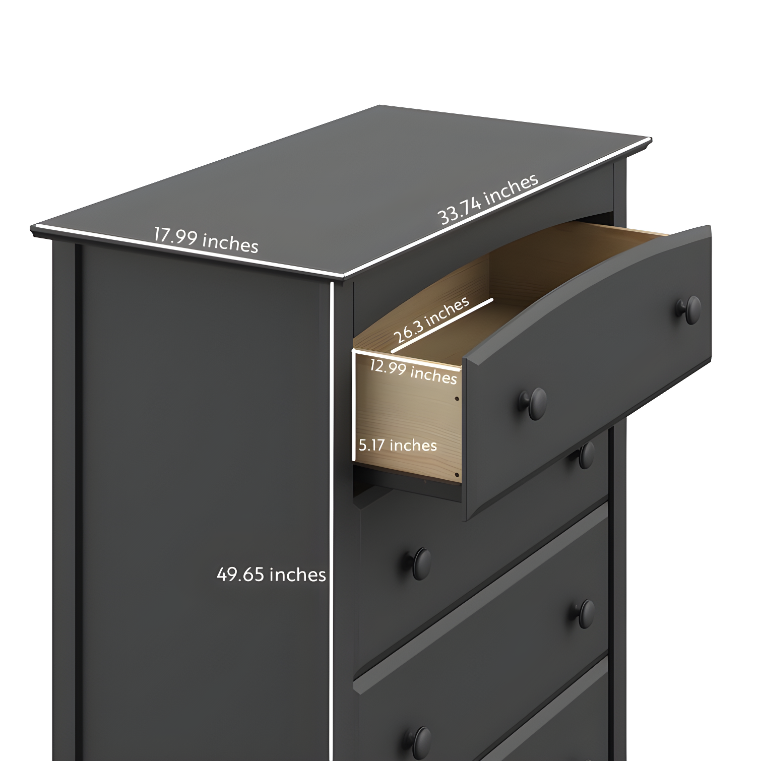 Kenton 5 Drawer Chest