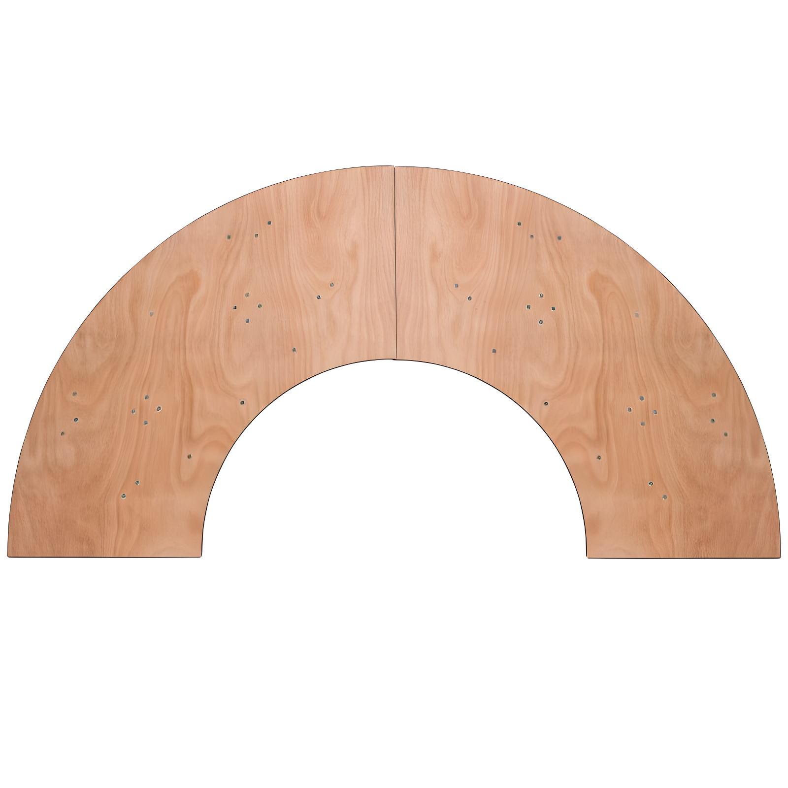 Flash Furniture Wofford 5.5 ft. x 2 ft. Serpentine Wood Folding Banquet and Hospitality Table