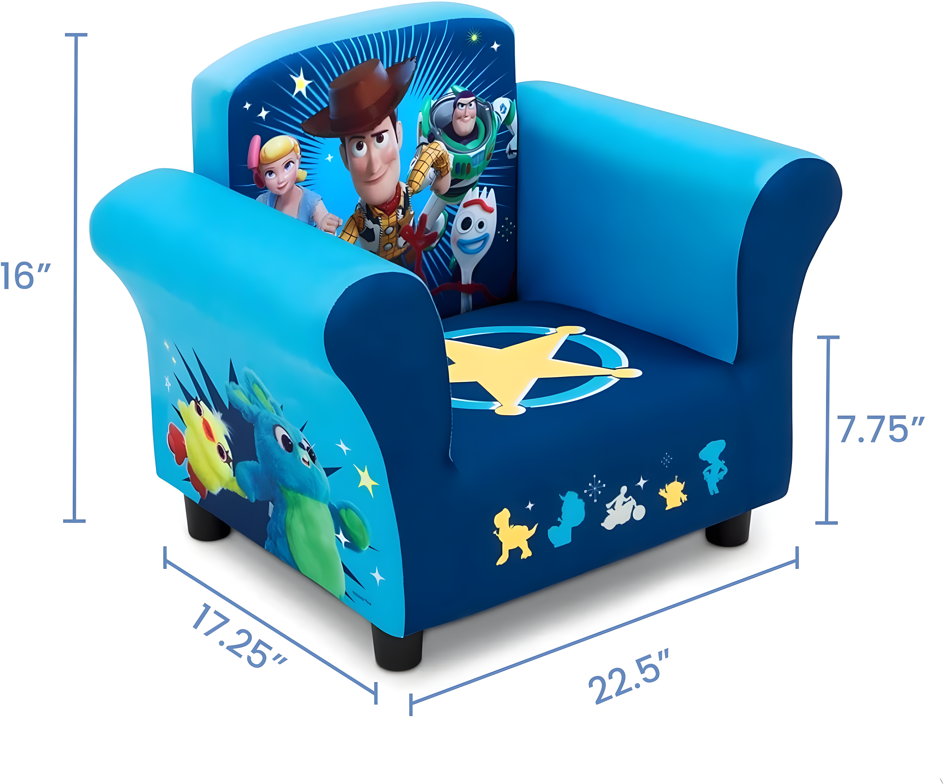 Disney Pixar Toy Story Upholstered Kids Club Chair