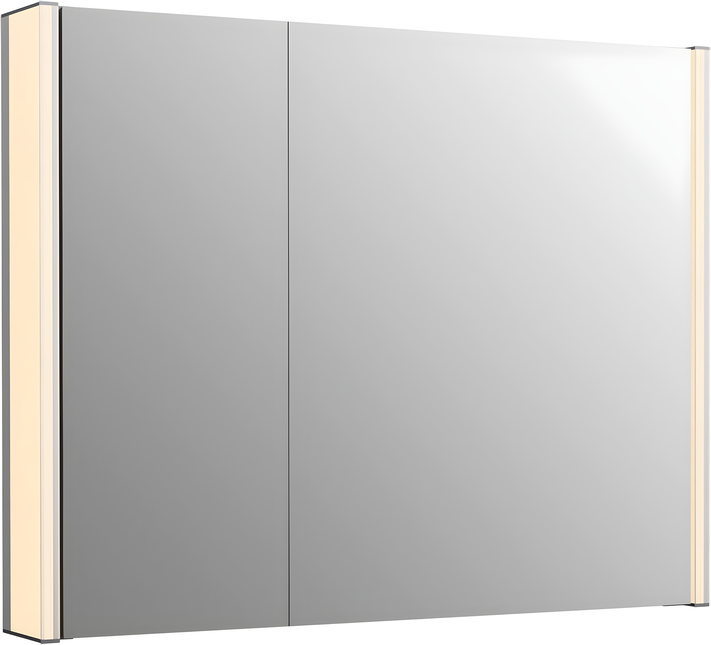 Maxstow Surface Mount Frameless Medicine Cabinet with LED Lighting