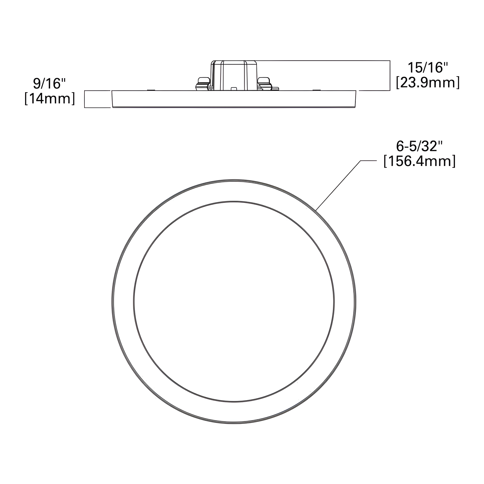 Halo 4'' White LED Shower Recessed Trim