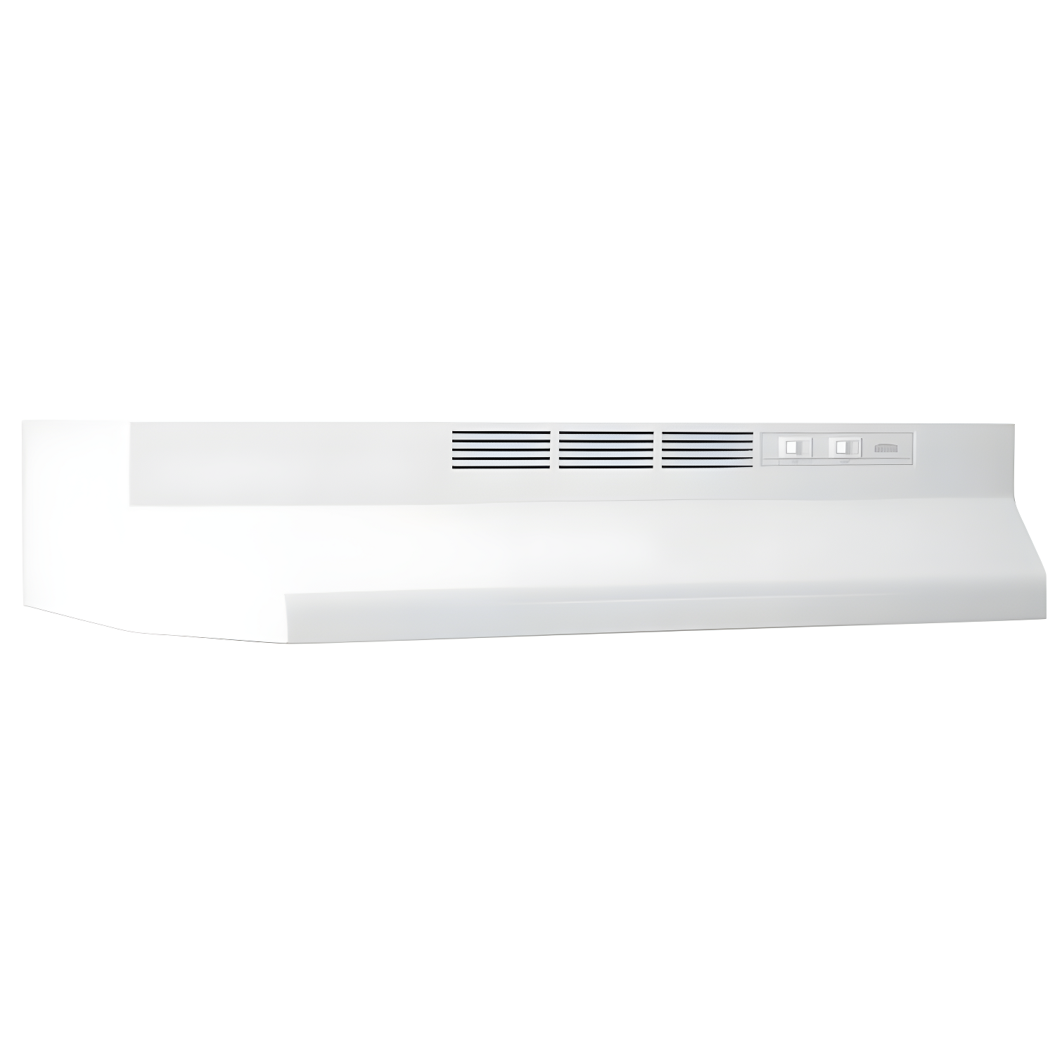 Broan NuTone Broan NuTone 24" Steel Ductless (Non-Vented) Under Cabinet Range Hood with Charcoal Filter BUEZ124WW