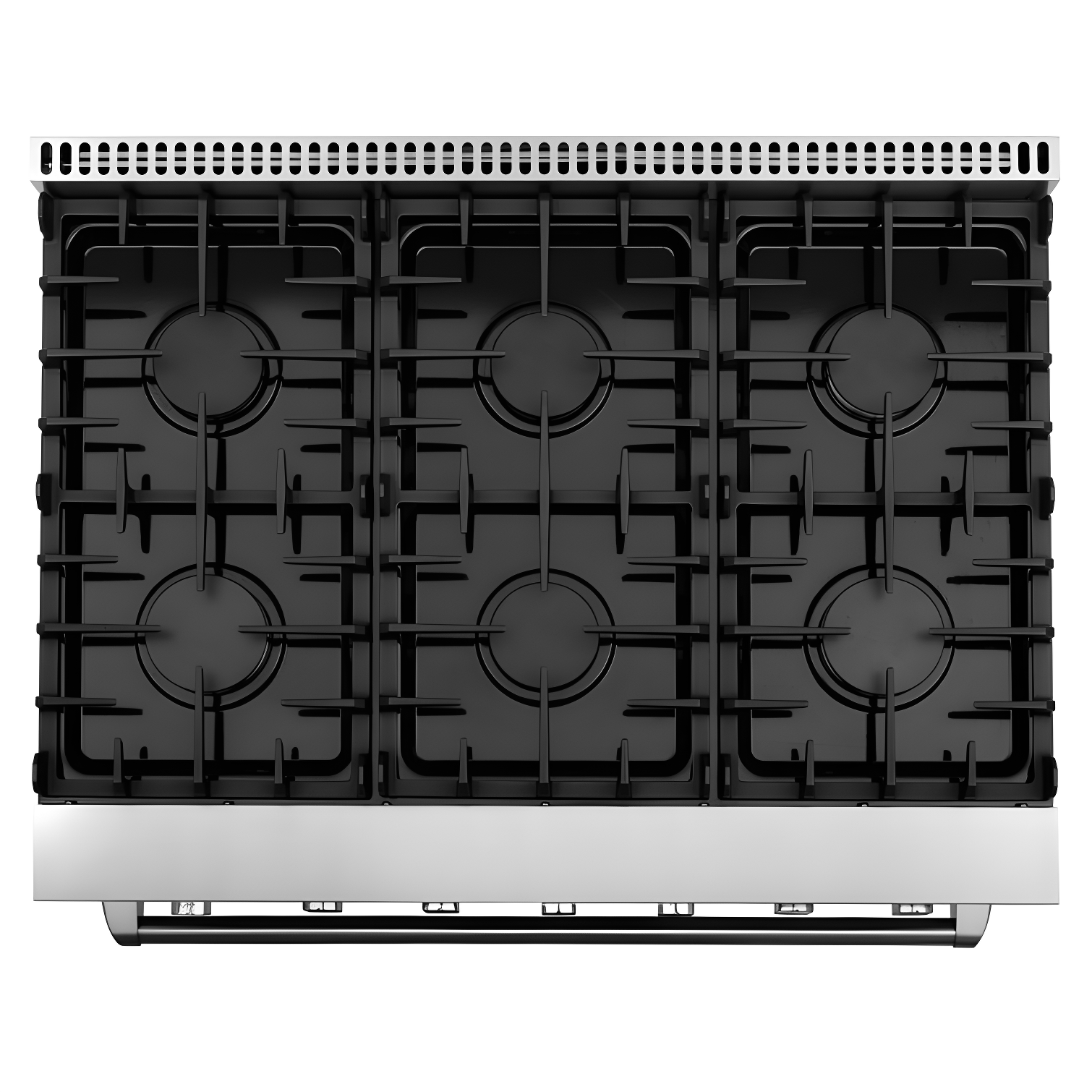 Cosmo 36 in. Haven Collection 6.0 cu. ft. Gas Range, 6 Burners, Convection Oven, Knob LEDs, Storage Drawer, Stainless Steel